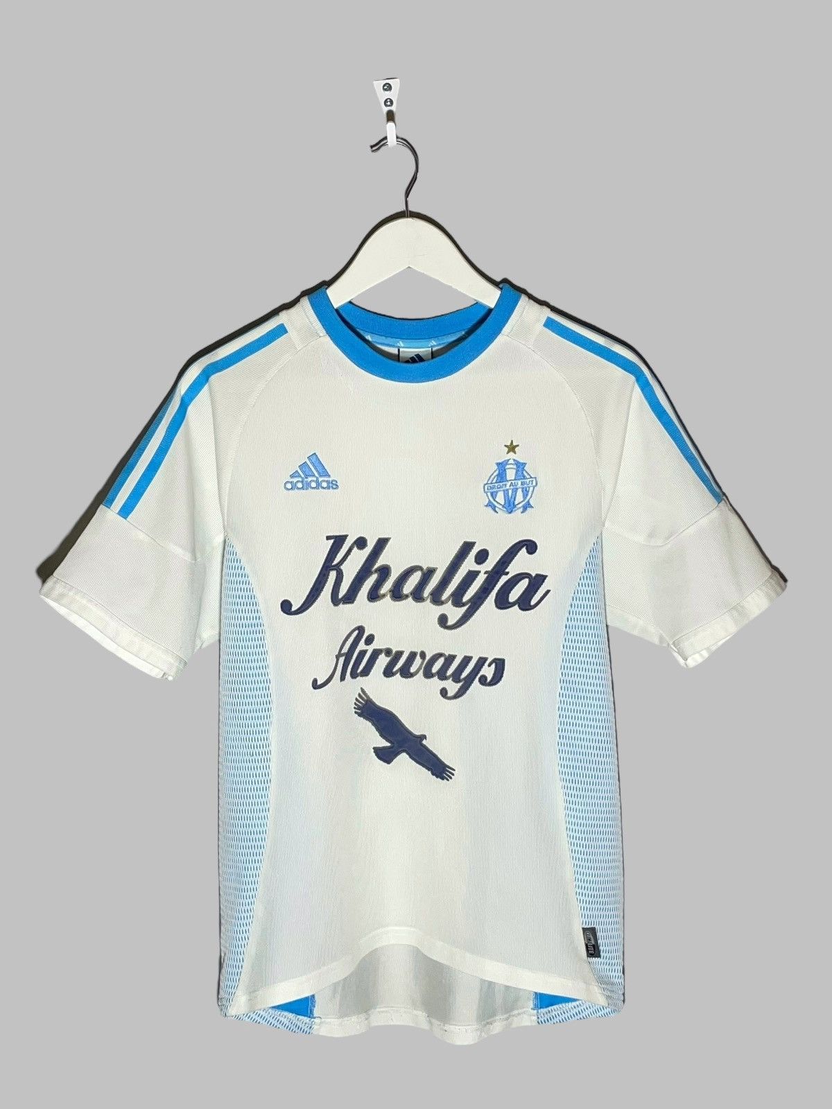 Adidas Olympique Marseille Adidas Vintage 2002/03 Home Soccer Shirt Size US S / EU 44-46 / 1 - 1 Thumbnail