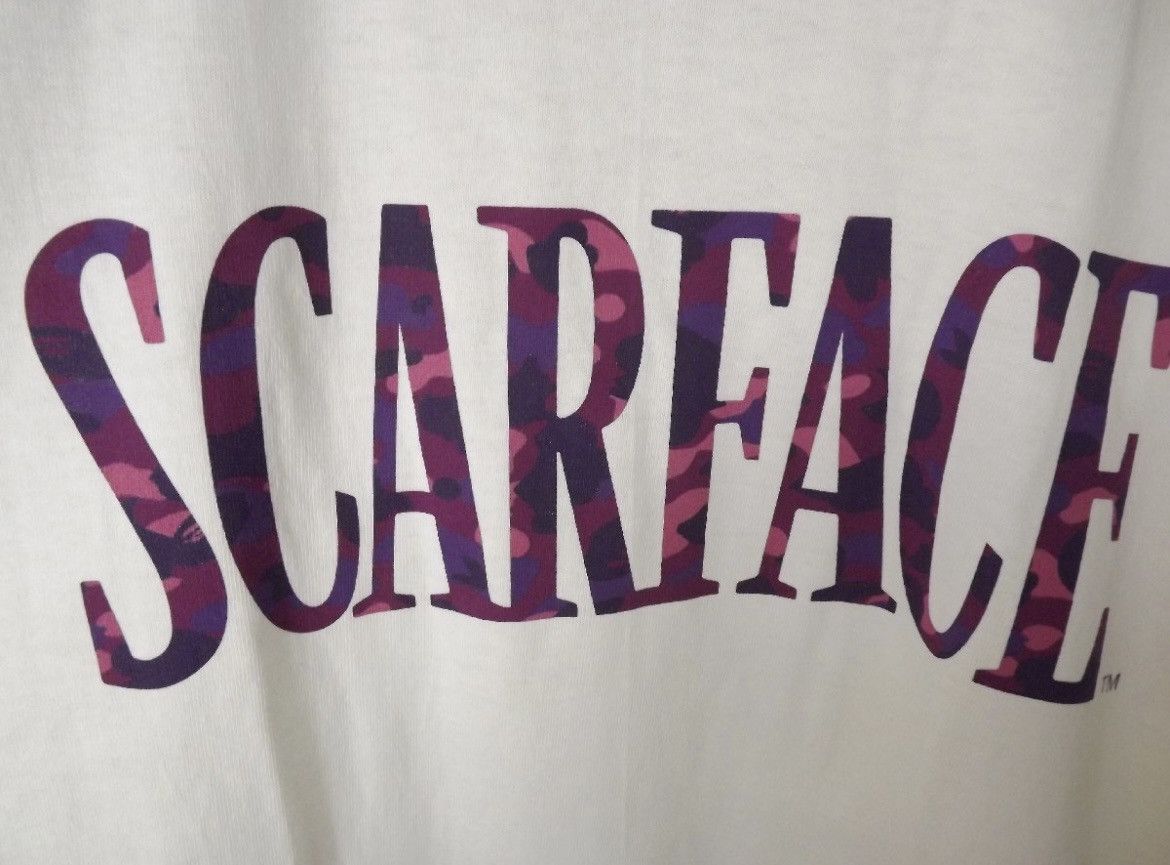 Bape VERY RARE OG 2006 A BATHING APE X SCARFACE PURPLE CAMO TEE Size US L / EU 52-54 / 3 - 3 Thumbnail