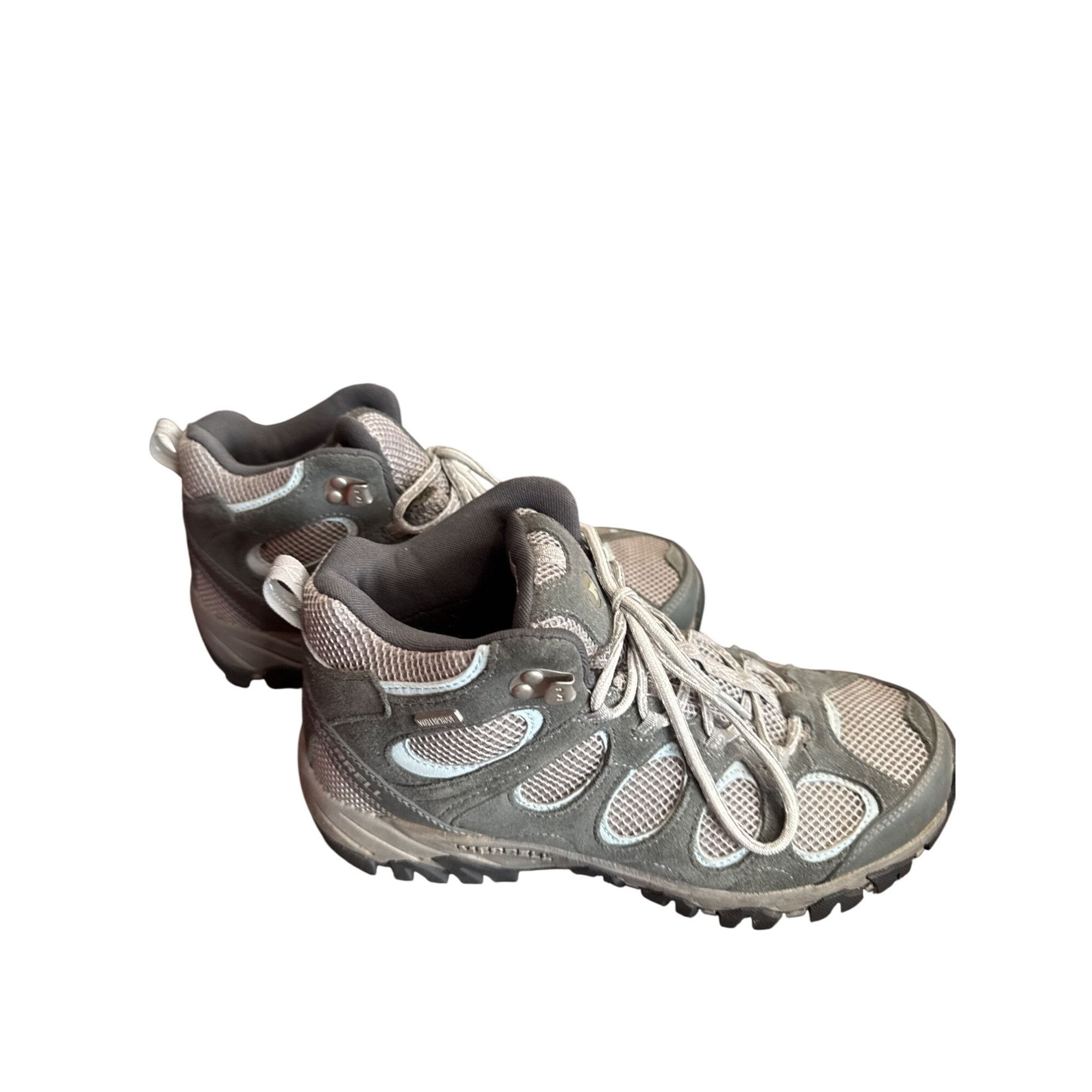 Merrell Merrell Womens Gray High Top Hiking Shoes Sneakers Size 9.5 Size US 9.5 / IT 39.5 - 4 Thumbnail