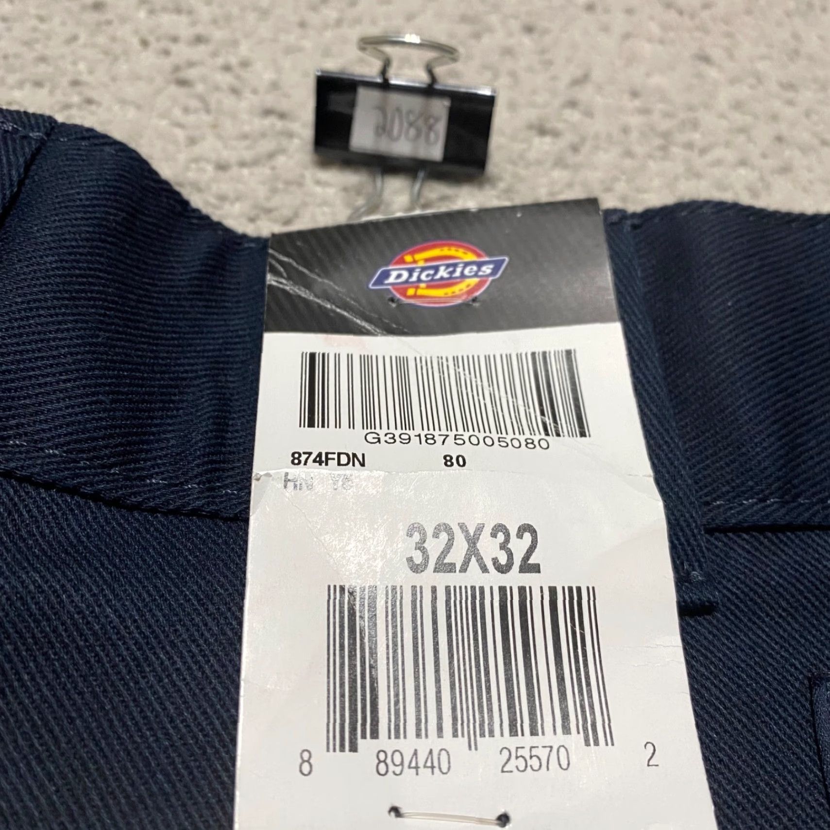 Dickies NWT Dickies 874 Mens Pants 32x32 Blue Original Fit Straight Leg Chino New Size US 32 / EU 48 - 4 Thumbnail