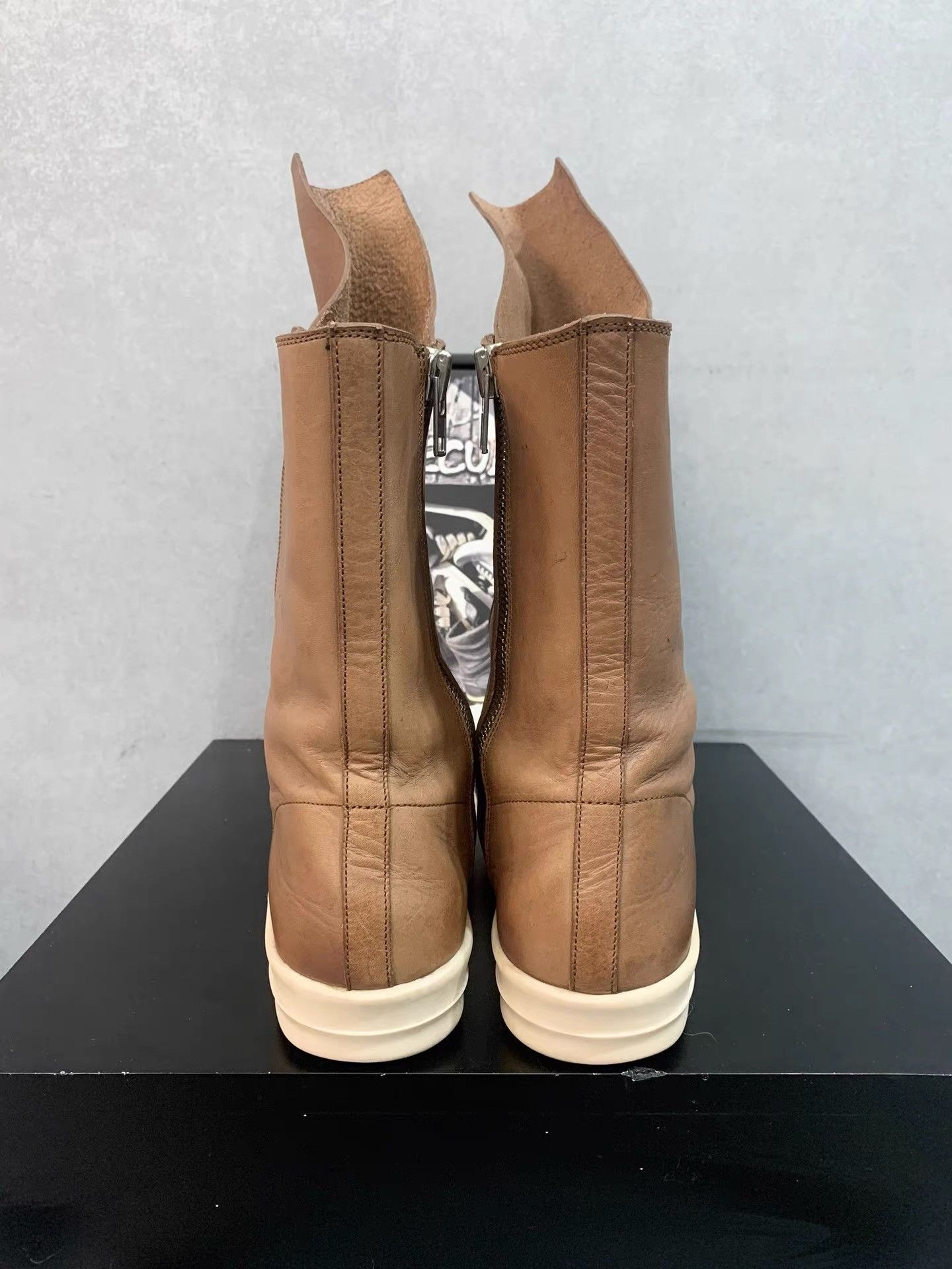 Rick Owens Rick Owens Mainline Leather Long Tongue Boots K34 Size US 6 / EU 39 - 7 Thumbnail
