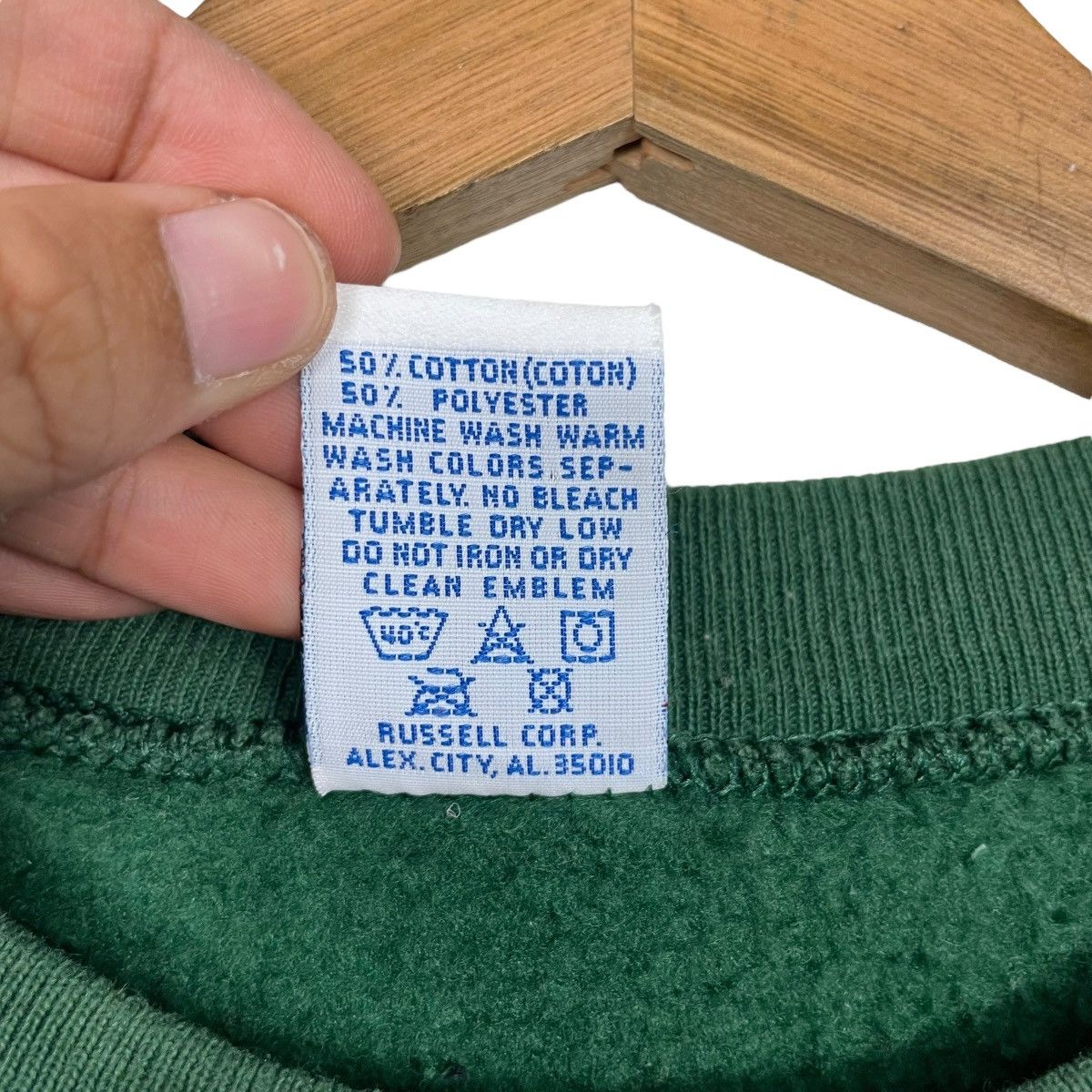 Russell Athletic Vintage 90s Oakland Athletics Green Swestshirt Size US L / EU 52-54 / 3 - 12 Thumbnail