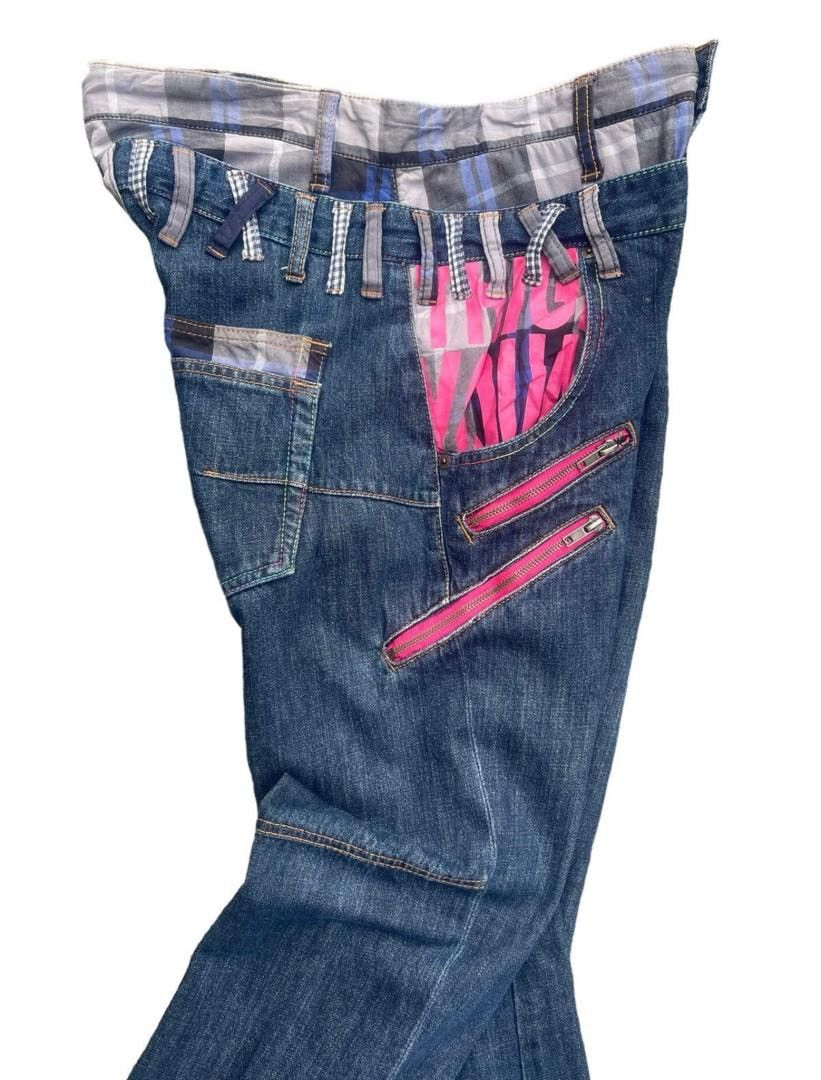 Japanese Brand Japanese Brand Double Waist Jeans Size US 33 - 11 Thumbnail