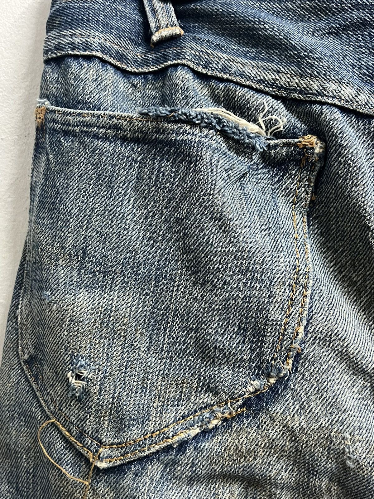 Vintage Vintage 1950s RANCH CRAFT Side Zipper Jeans - Fabulous! Size US 27 - 11 Thumbnail