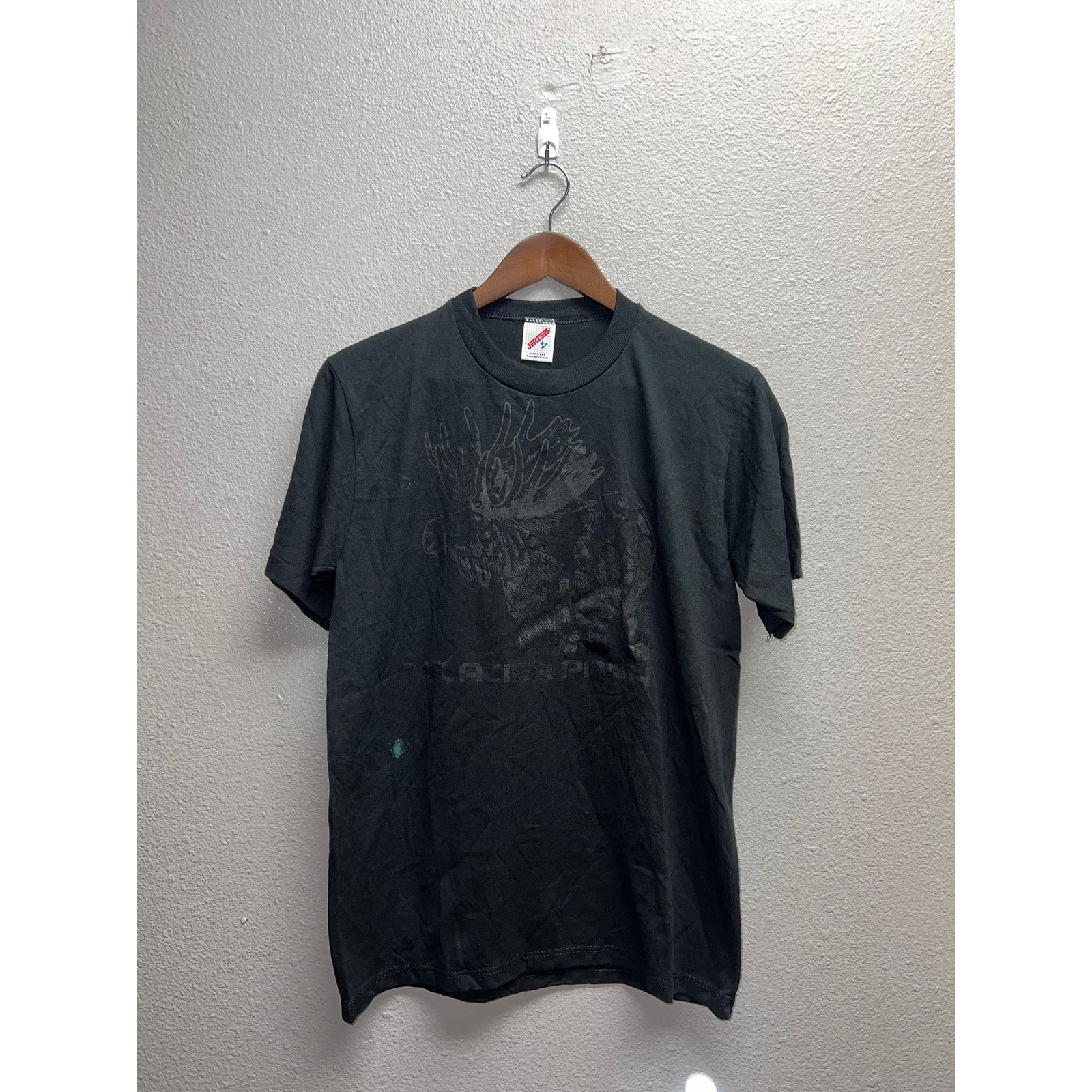 Jerzees Vintage San Antonio Shirt Test Print Black Moose Tee 80s M Size US M / EU 48-50 / 2 - 2 Thumbnail