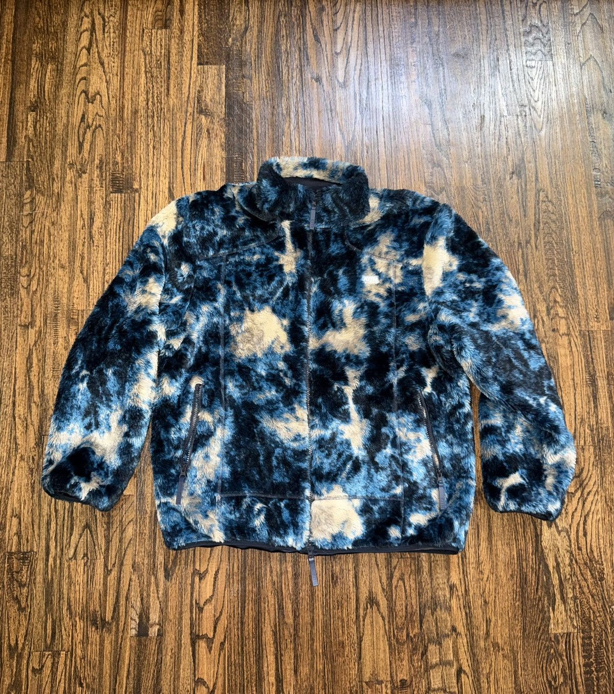 Kith Kith Ice Dye Sherpa Harper jacket - Blue - Size Medium Size US M / EU 48-50 / 2 - 2 Thumbnail