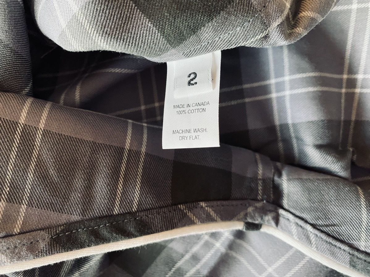 Thom Browne Thom Browne grey/lt grey flannel windowpane check top 2 NWT Size US M / EU 48-50 / 2 - 24 Thumbnail