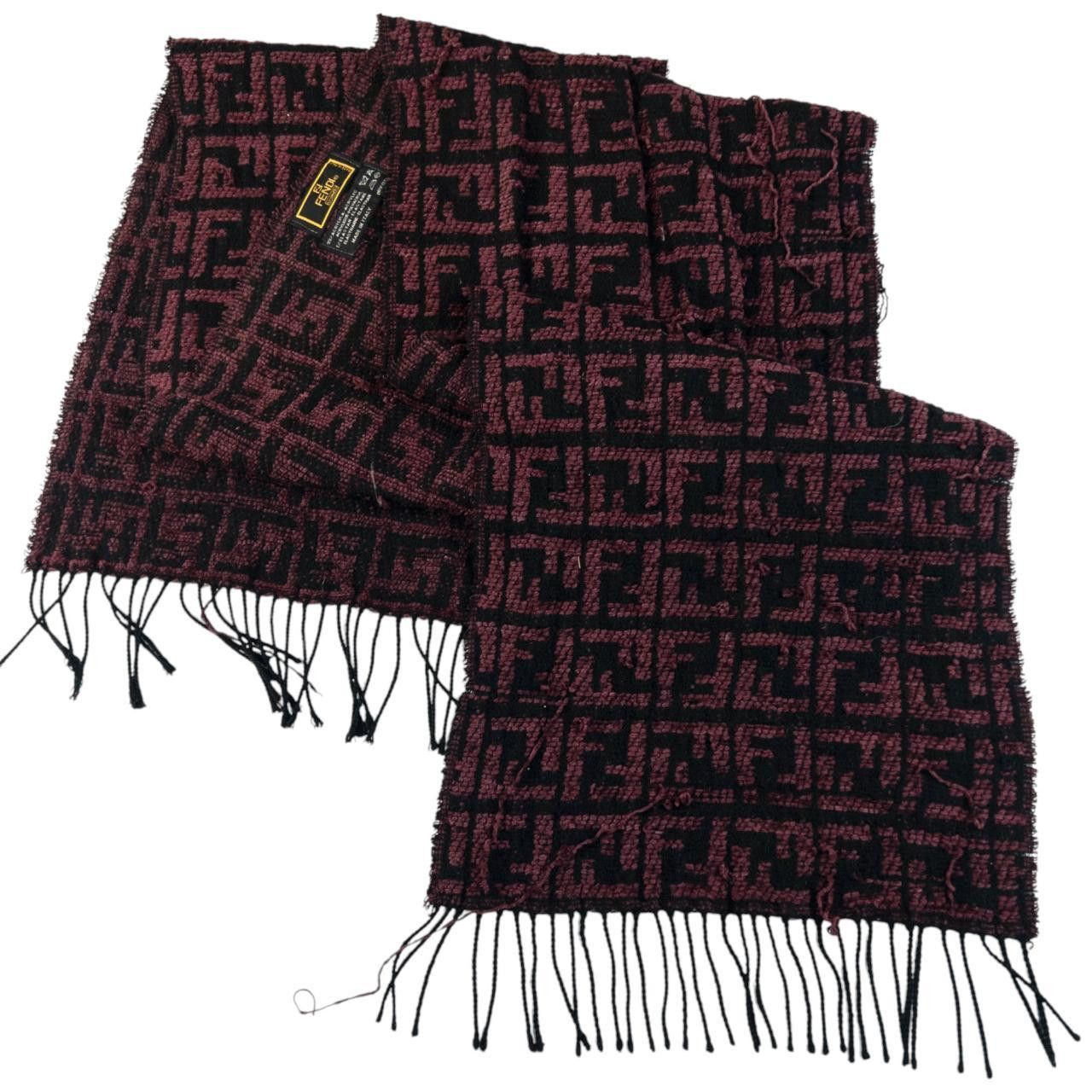 Fendi Vintage Fendi Monogram Tassel Scarf Size ONE SIZE - 6 Thumbnail