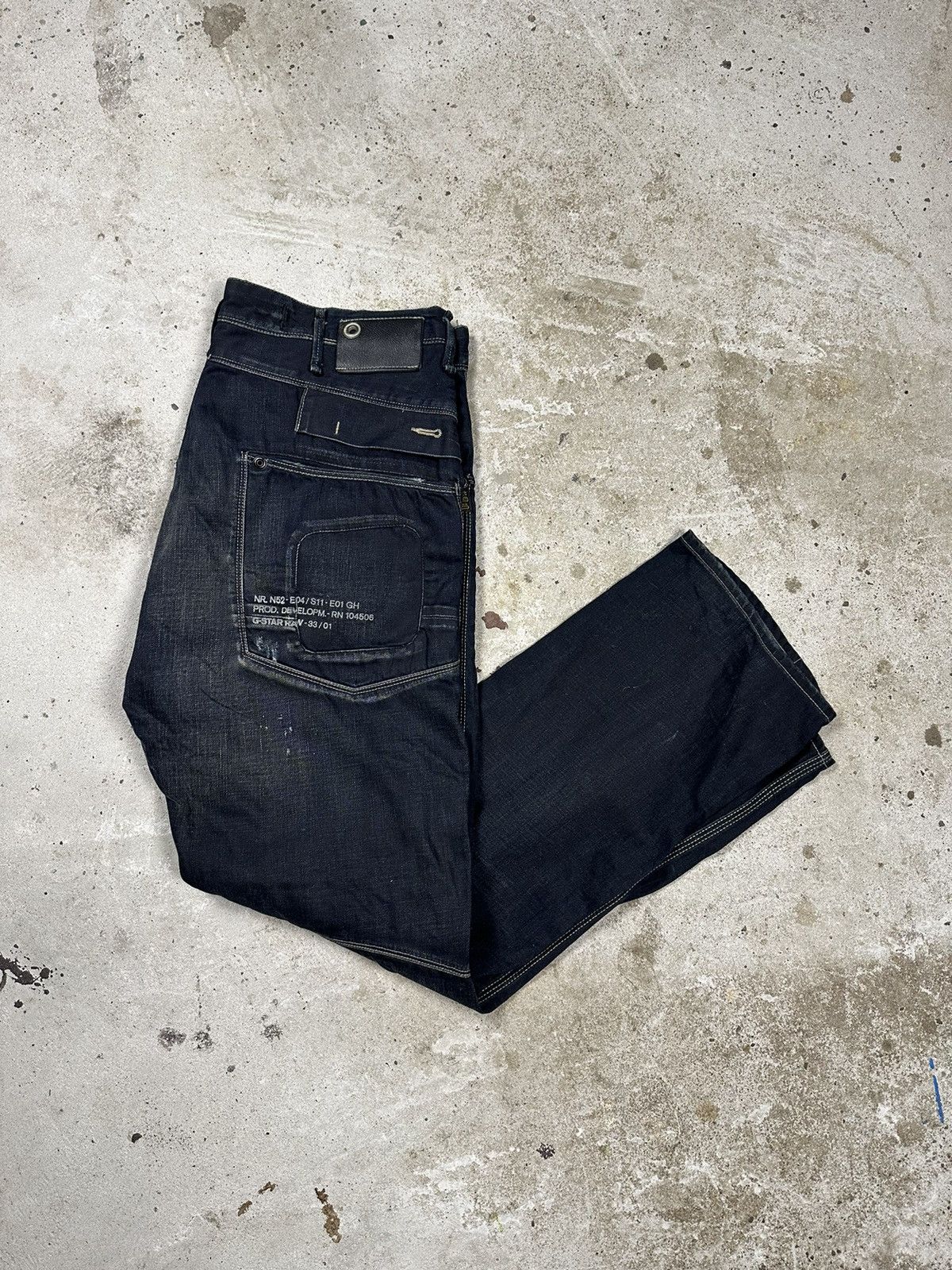 ‼️ Vintage y2k G Star Raw Denim Pants Double Knee South East