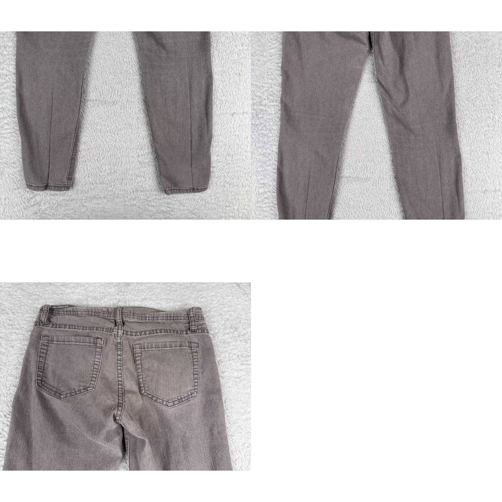 Forever 21 FOREVER 21 Jeans Womens 27 Gray Denim Tapered Cotton Blend Low Rise 27x26 Distressed 5-Pocket Design Regular Inseam 26 in Mens? Size 27" / US 4 / IT 40 - 10 Thumbnail