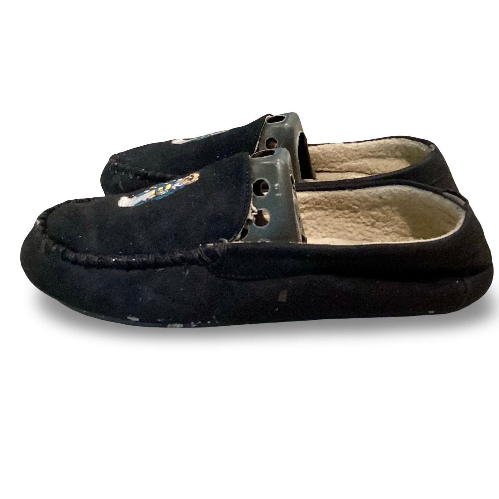 Polo Ralph Lauren Polo Ralph Lauren Men's Dezi Micro-Suede Polo Bear Slippers Size US 10 / EU 43 - 3 Thumbnail