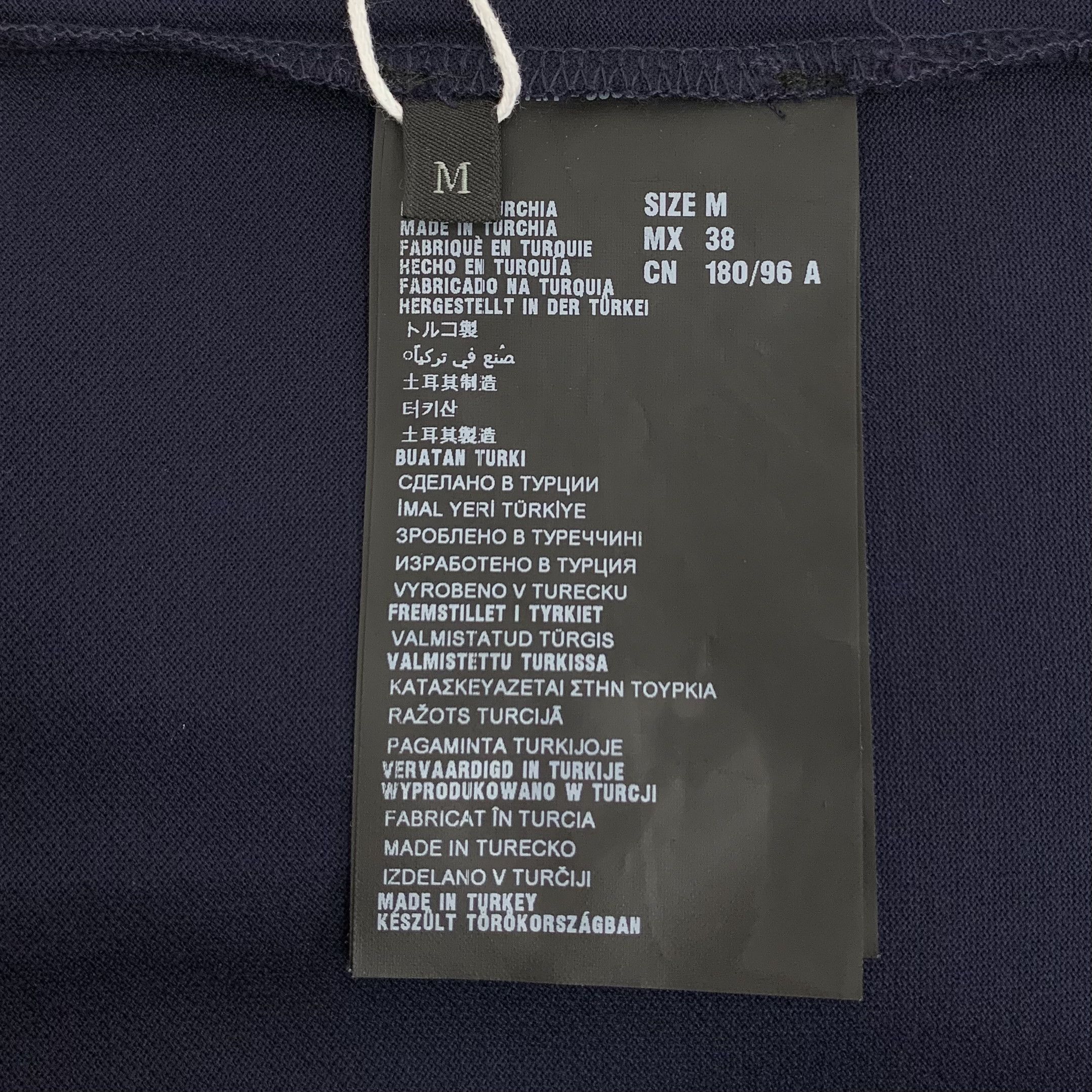 Prada Prada Cotton Polo Shirt Navy (M) Size US M / EU 48-50 / 2 - 8 Thumbnail