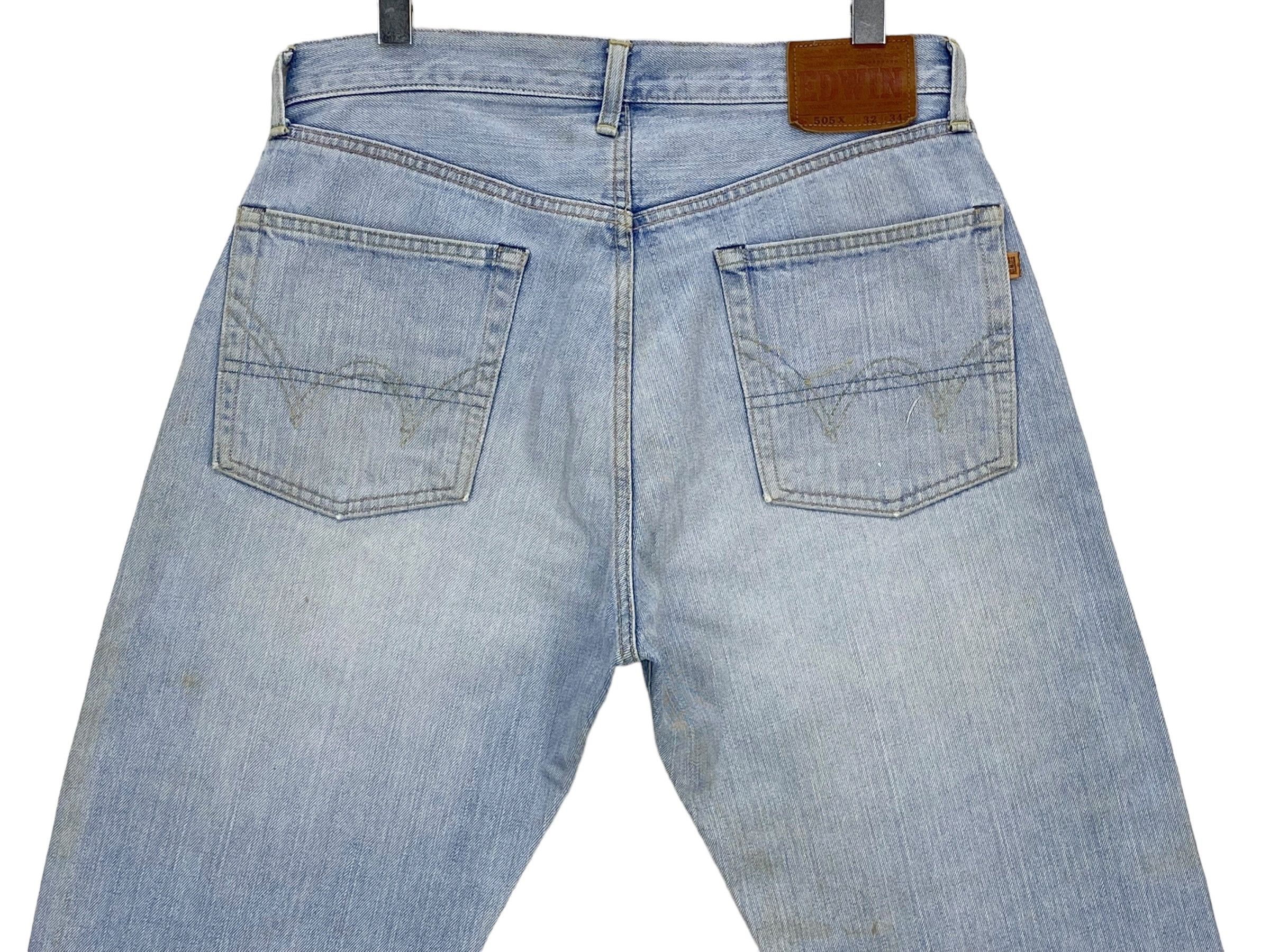 Edwin Edwin Selvedge Denim Jeans Distressed Selvedge Pants Japan Size US 32 / EU 48 - 5 Thumbnail