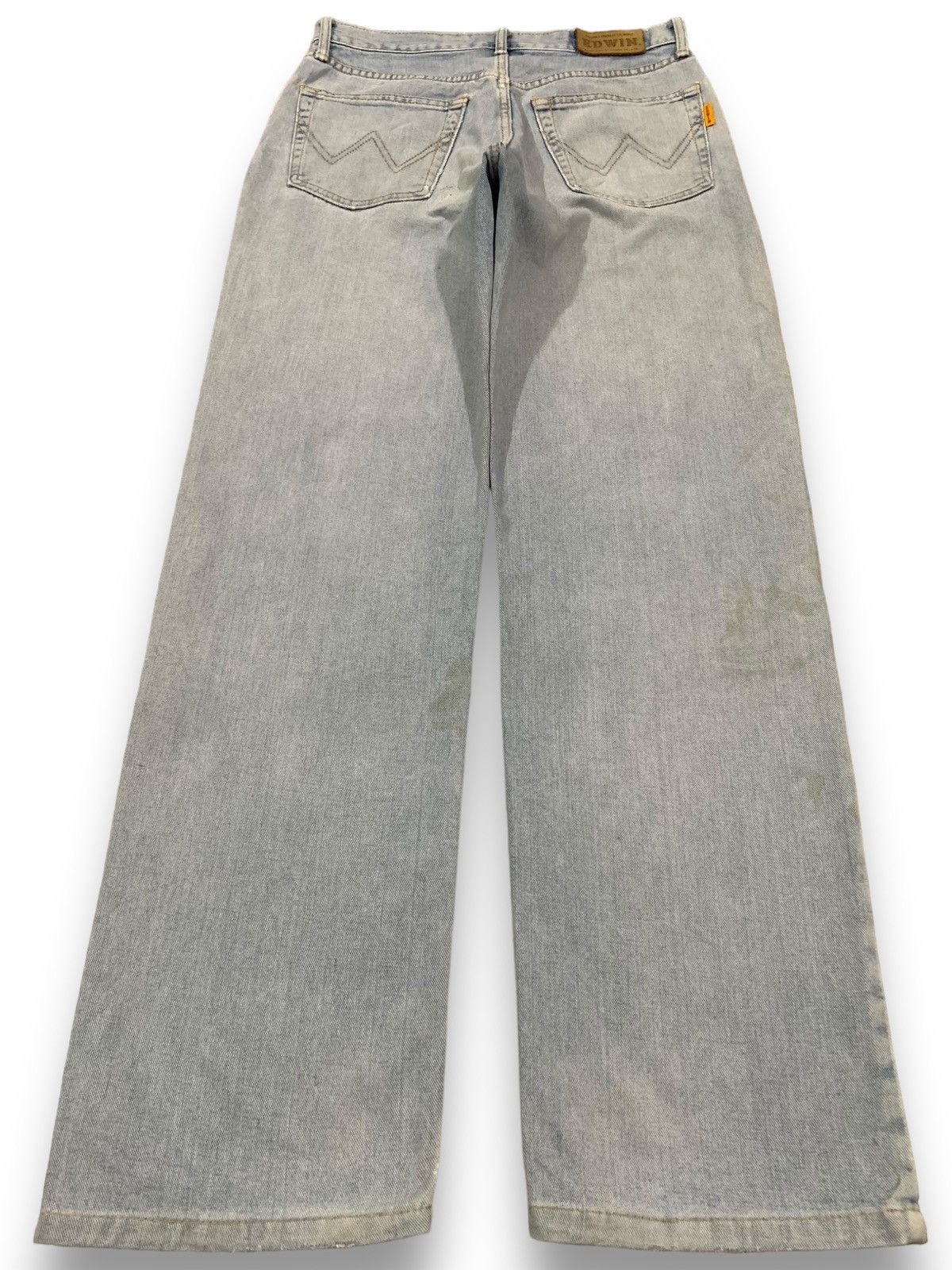 Edwin Vintage Y2K Edwin Double Knee Baggy Distressed Jeans Size US 30 / EU 46 - 2 Thumbnail