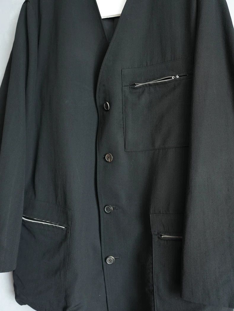 Yohji Yamamoto Yohji Yamamoto Yohji Yamamoto Wool Zip Jacket for Men Size US S / EU 44-46 / 1 - 3 Thumbnail