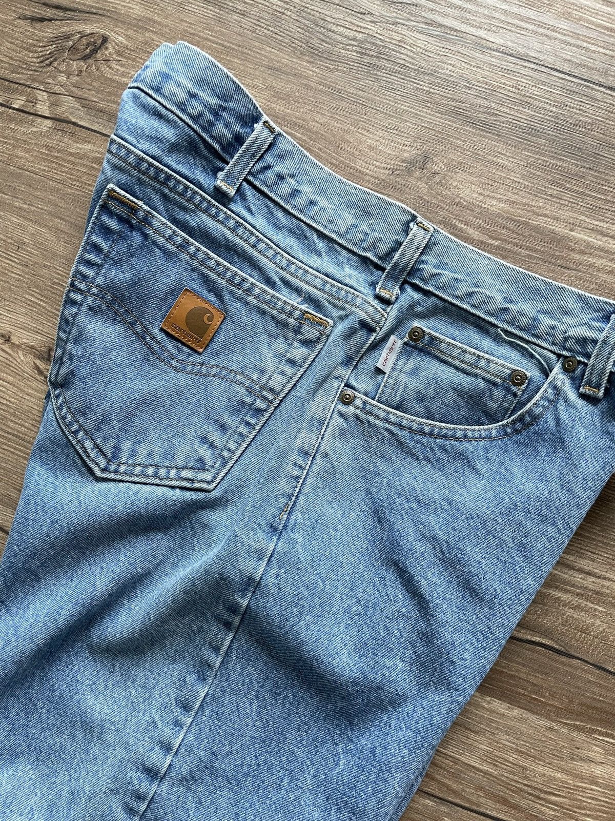 Carhartt Carhartt Denim Jeans Pants Workwear Vintage Carpenter Light Size US 34 / EU 50 - 2 Thumbnail