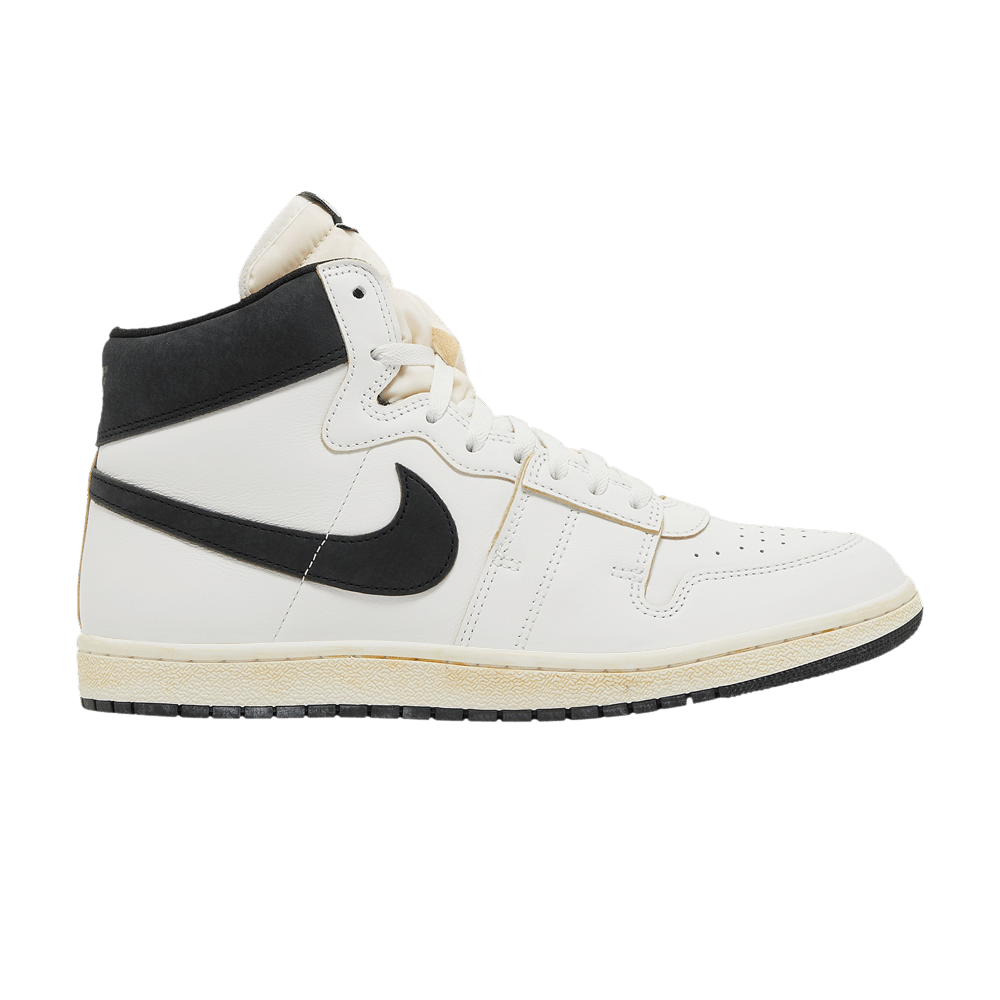 image of A Ma Maniére X Jordan Air Ship Pe Sp White Black Shoes, Men's (Size 9)