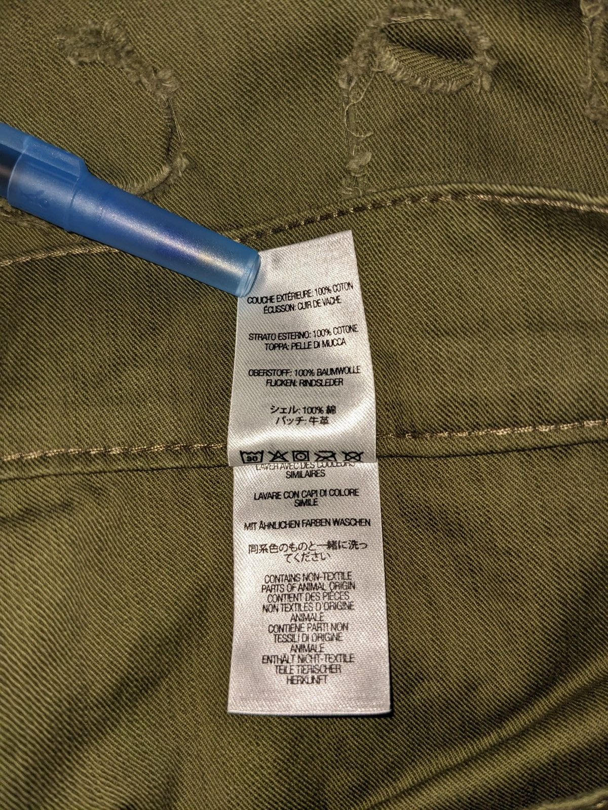 Supreme FW22 SUPREME GRIFFIN 5-POCKET JEAN OLIVE PANTS PANT SIZE 32 Size US 32 / EU 48 - 5 Thumbnail