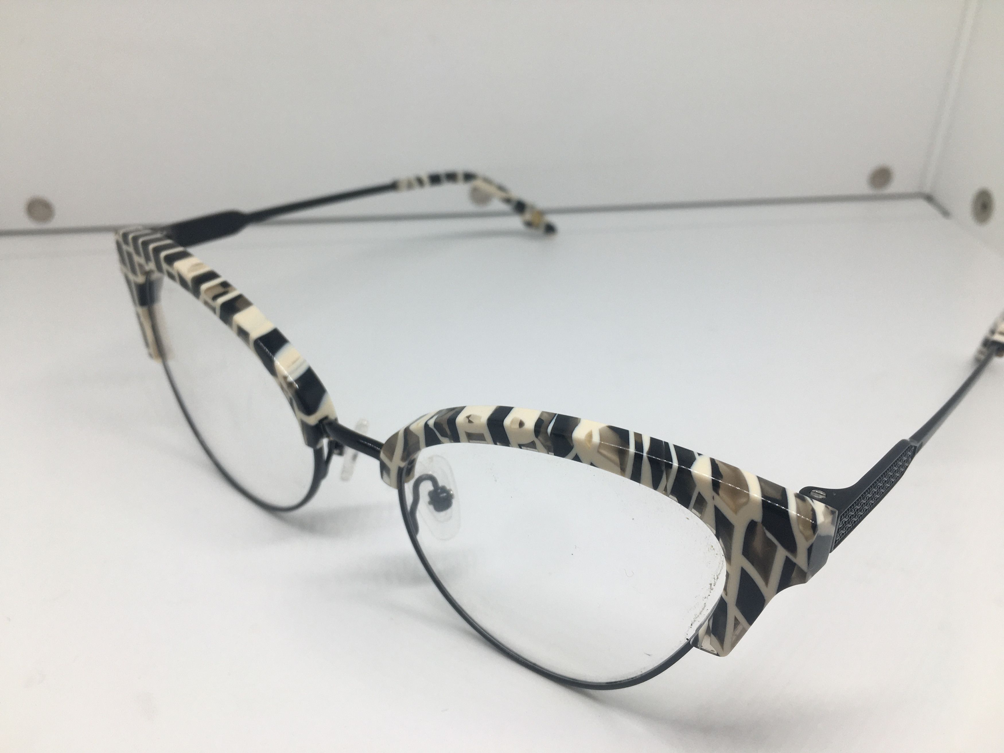 Other Op Art Cateye Diva Eyeglasses Frame Size ONE SIZE - 3 Thumbnail