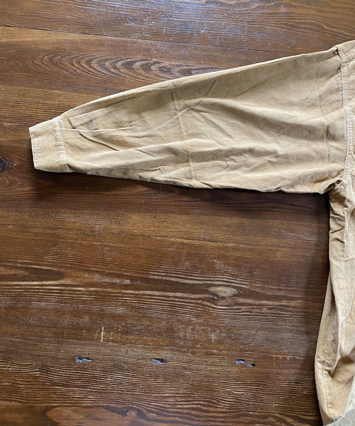 Vintage Vintage 80’s Smash Tan Camel Corduroy Button Up Shirt Size US XL / EU 56 / 4 - 8 Thumbnail
