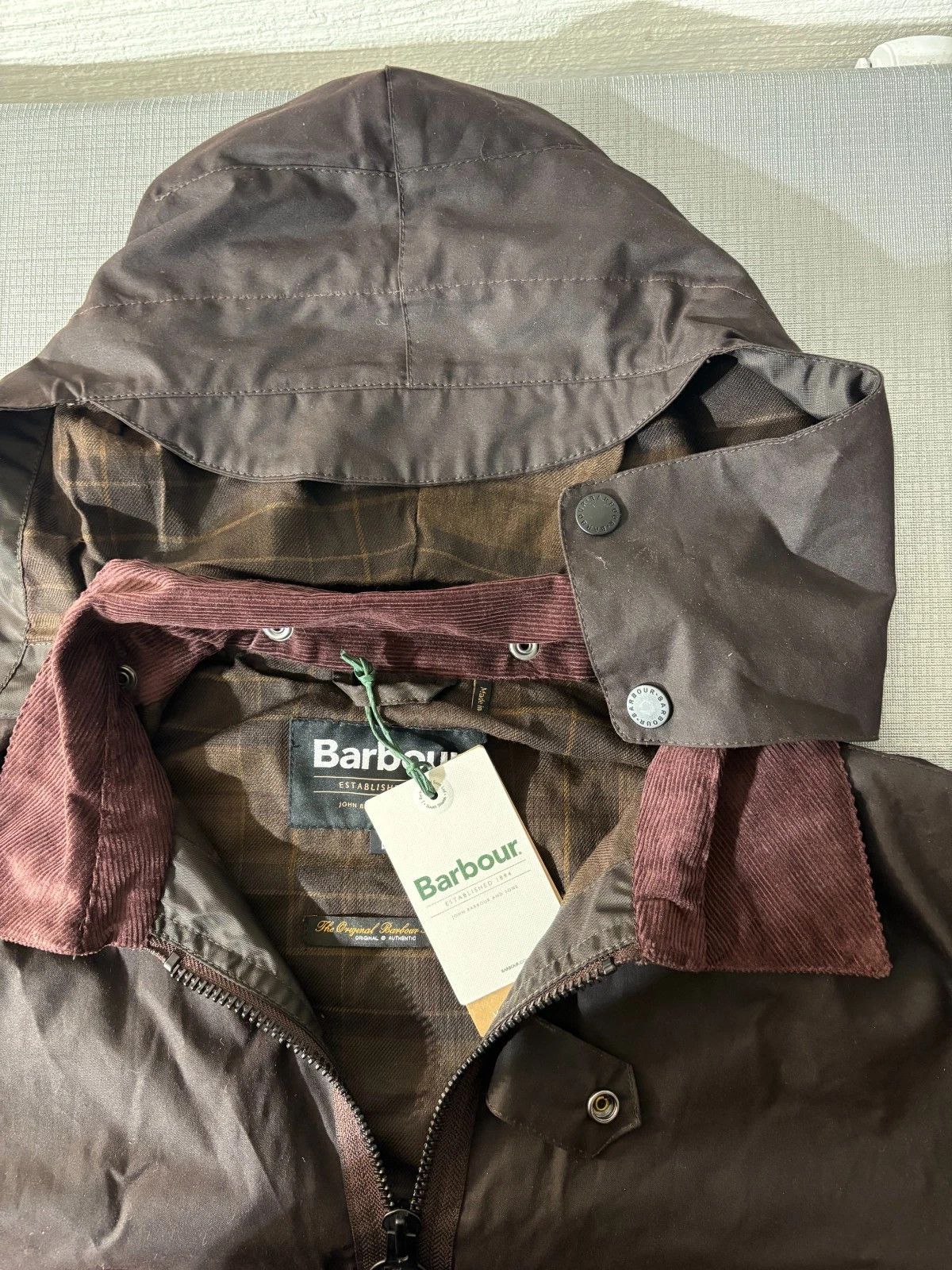 Barbour sz XL ~ Barbour RE-ENGINEERED SPEY WAX JACKET Size US XL / EU 56 / 4 - 9 Thumbnail