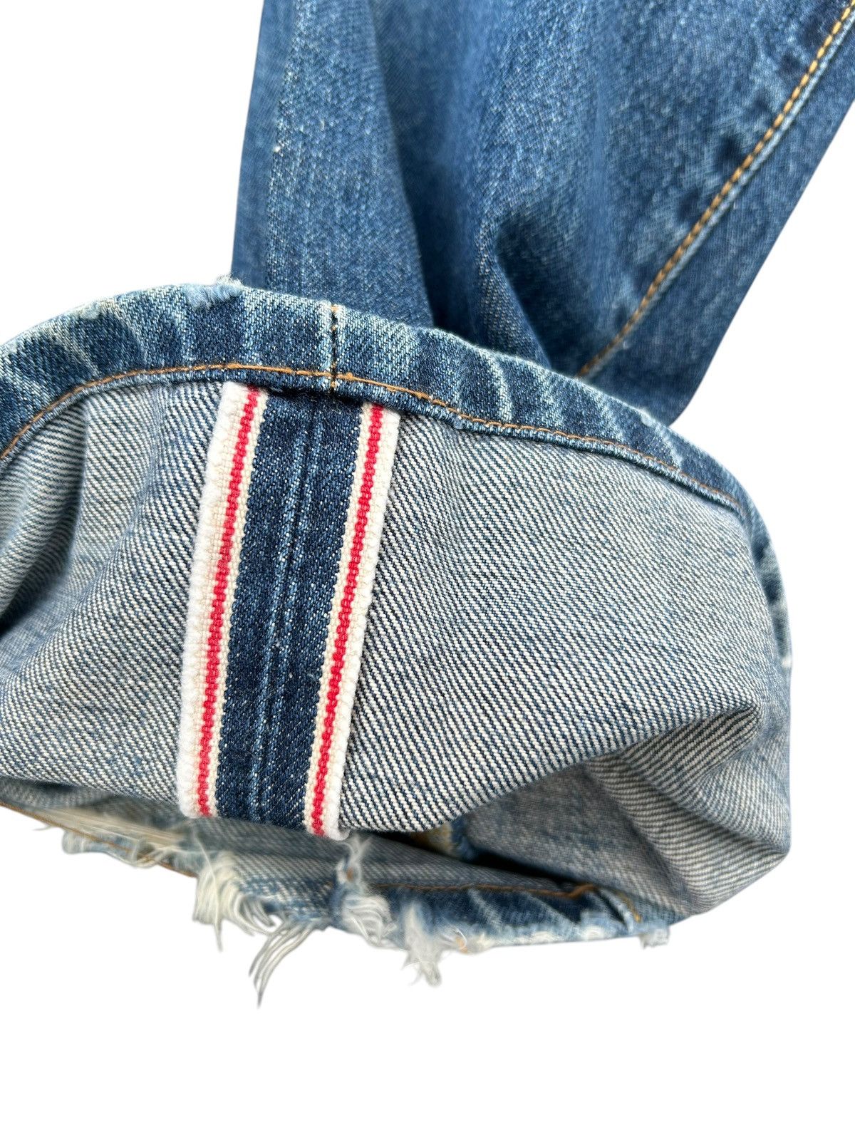 Kapital Edwin Selvedge Distressed Denim Jeans Rusty Faded Size US 31 - 2 Thumbnail