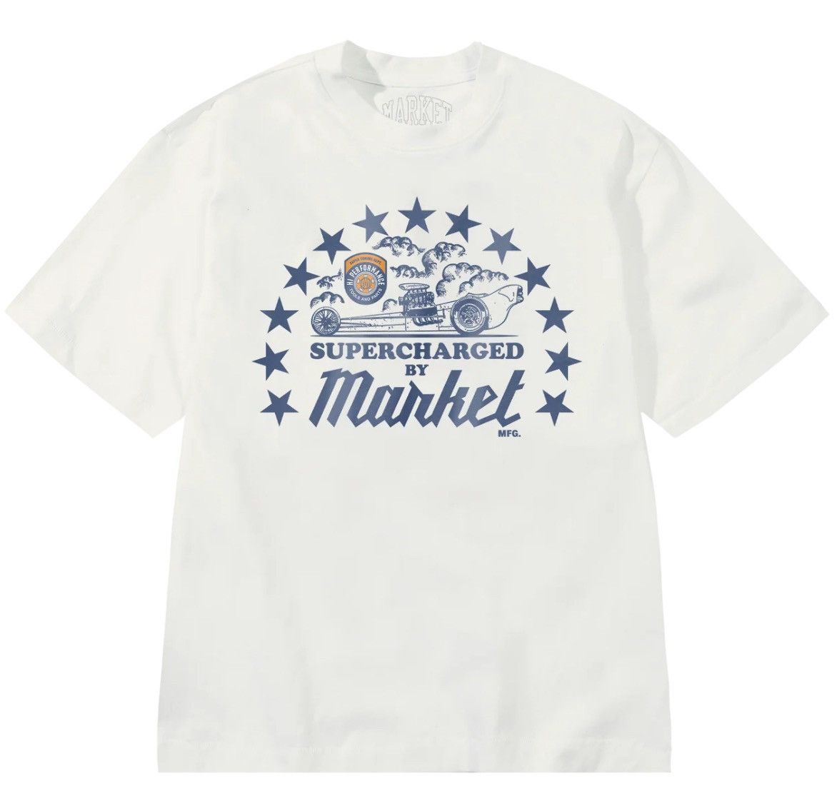 Market Chinatown Market Studios Supercharged Tee T-Shirt Unbleached Size US XL / EU 56 / 4 - 1 Thumbnail