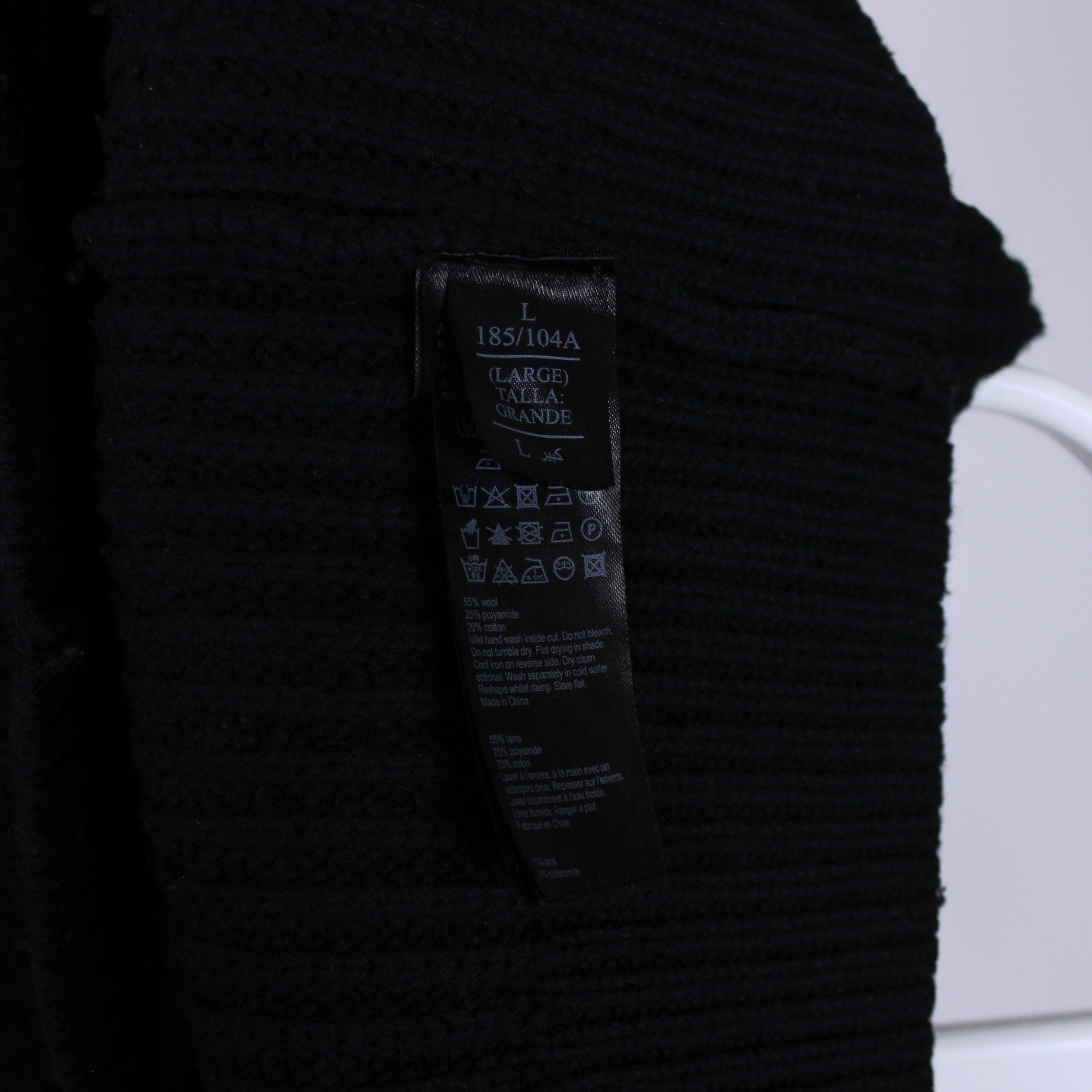 Allsaints Allsaints knitwear sweater black heavy men L knitwear Size US L / EU 52-54 / 3 - 7 Thumbnail