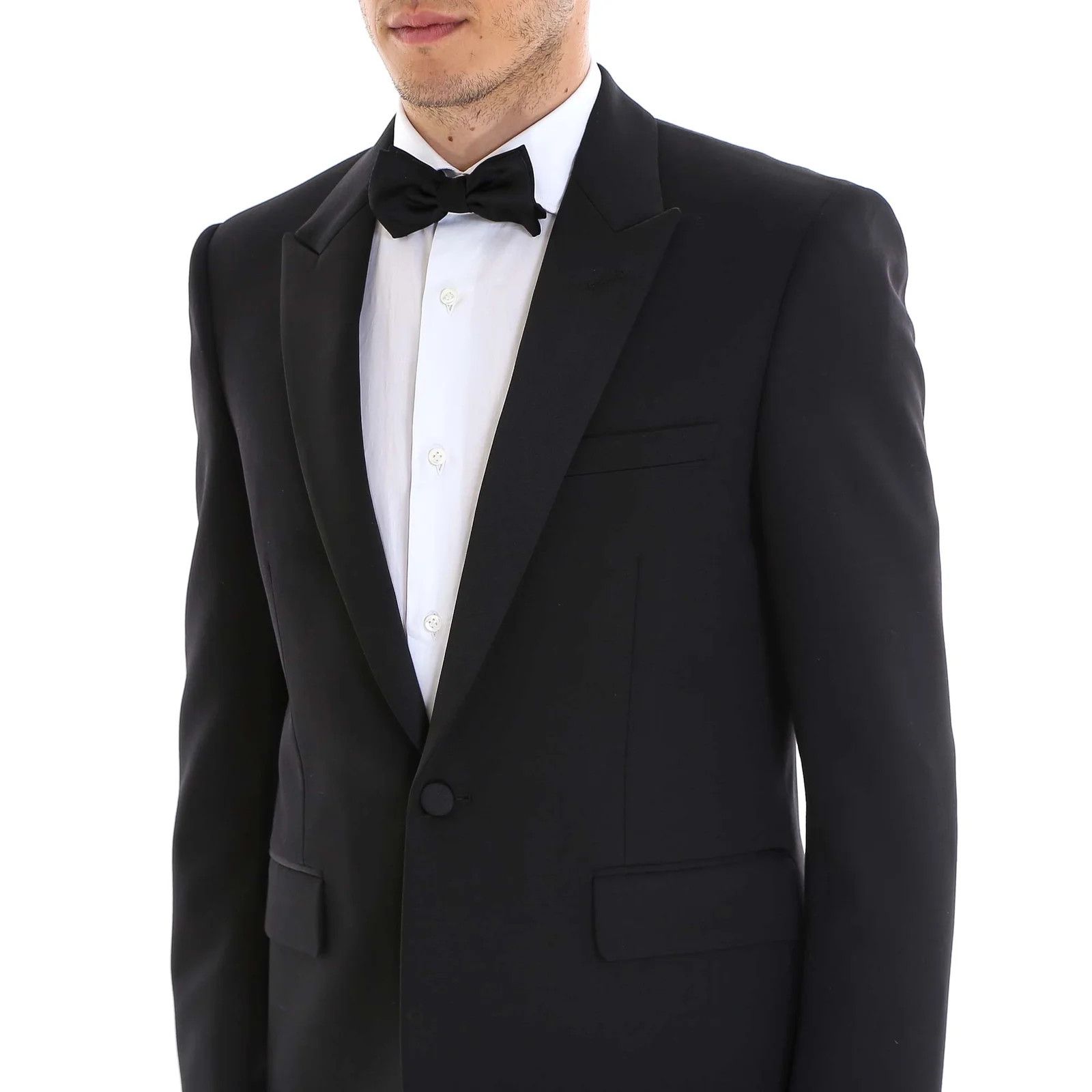 Saint Laurent Paris o1la1rc1a0725 Tailored Two-Piece Suit in Black Size US M / EU 48-50 / 2 - 5 Thumbnail
