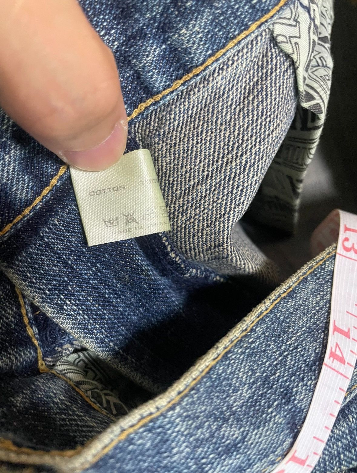 Number (N)ine Number (n)ine aw03 denim jeans Size US 34 / EU 50 - 5 Thumbnail