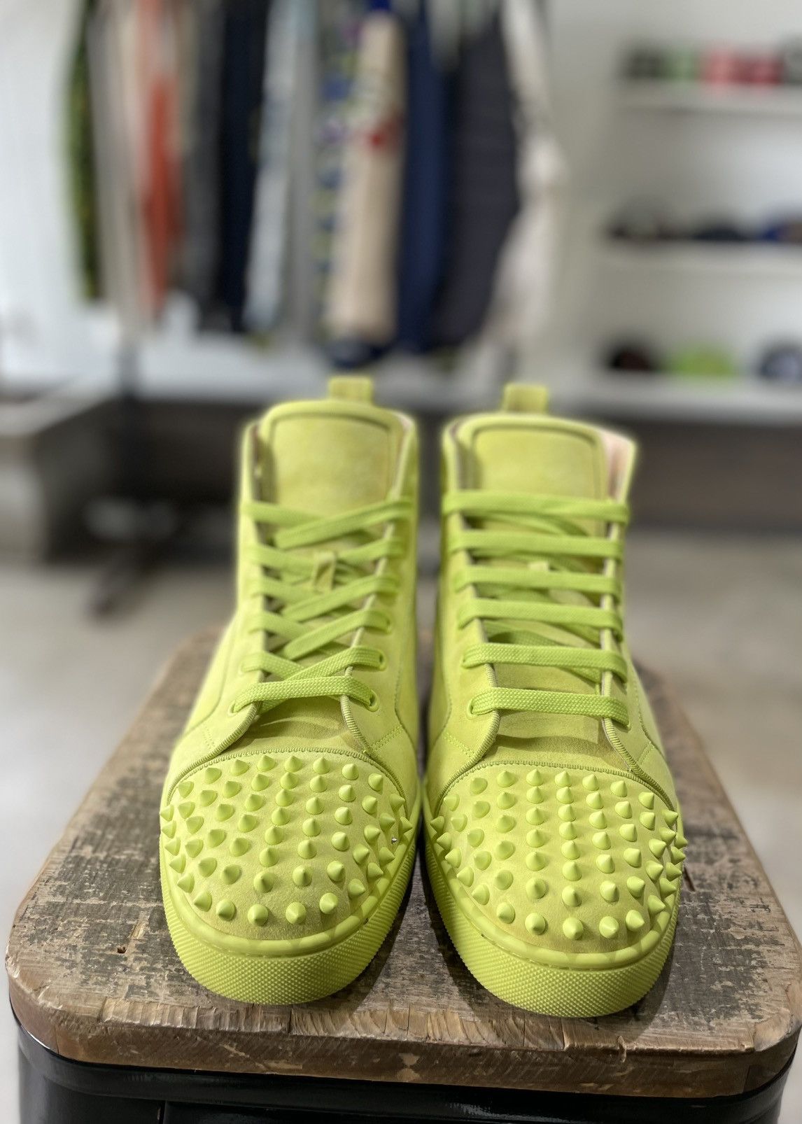 Christian Louboutin Christian Louboutin Louis Flat Patent Calf/Spikes Sneaker Size US 12 / EU 45 - 1 Thumbnail