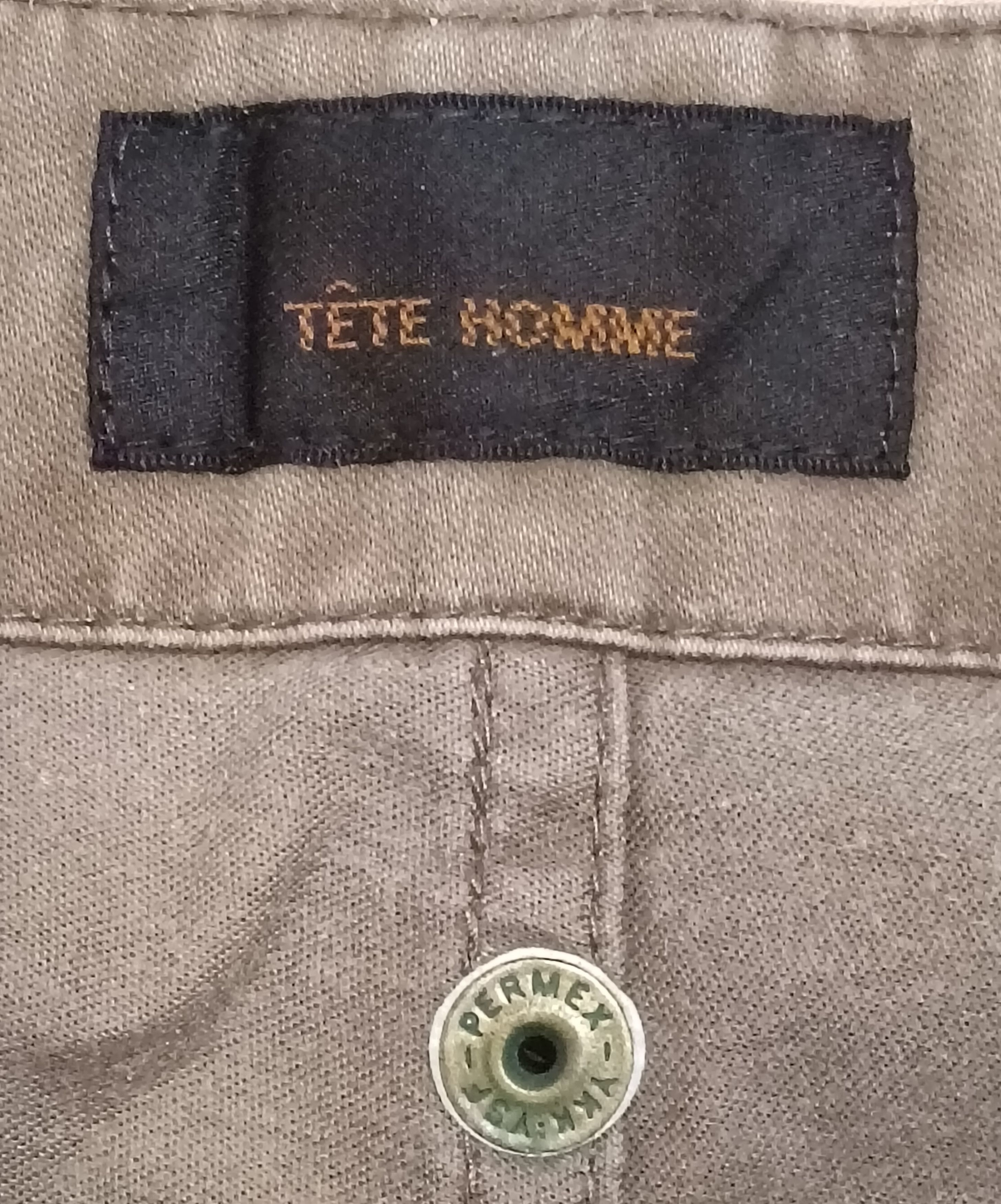 Tete Homme TETE HOMME MULTIPOCKET FLARED CARGO PANTS Size US 34 / EU 50 - 3 Thumbnail