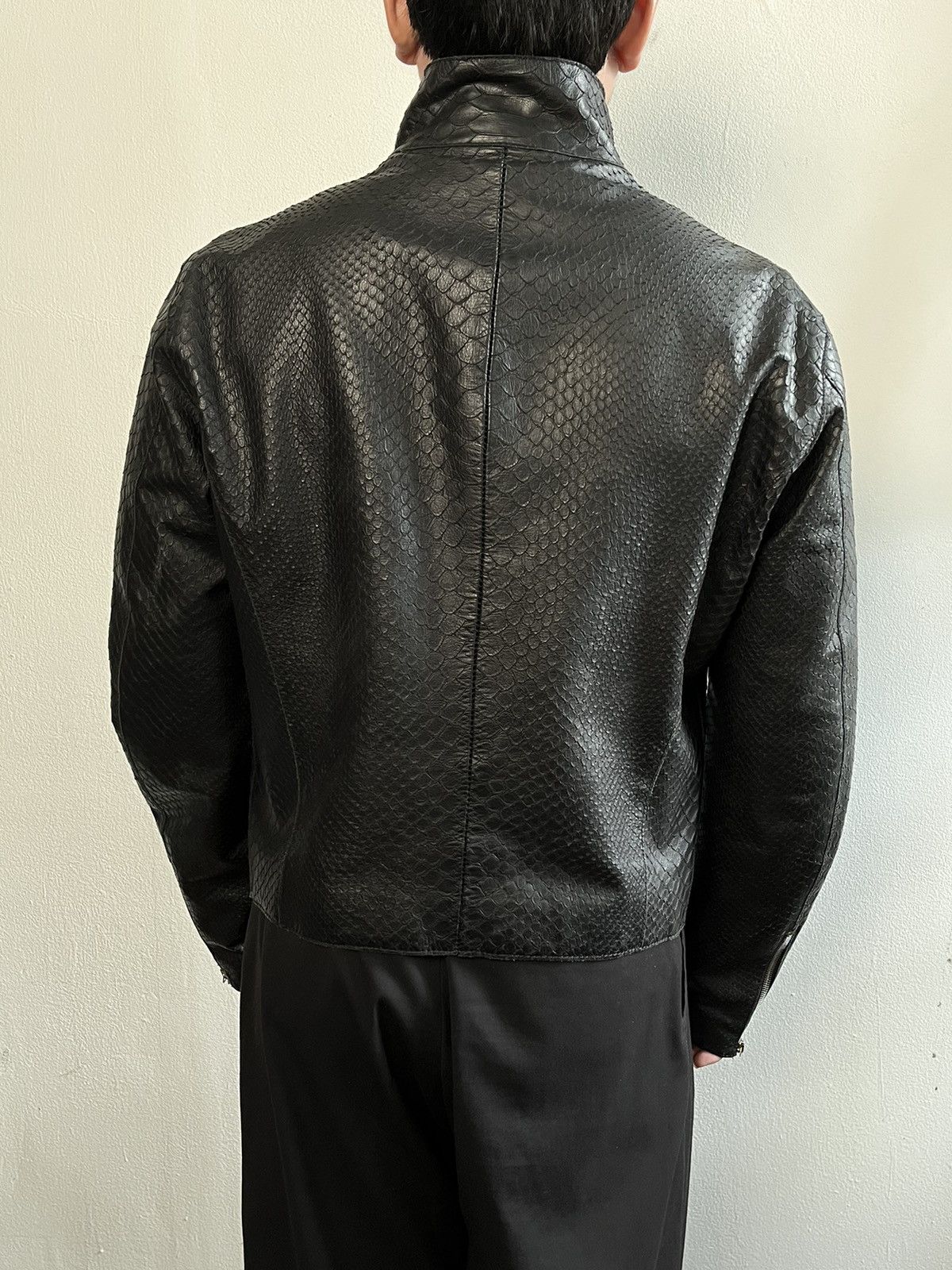 Emporio Armani Emporia Armani Leather Jacket Size US L / EU 52-54 / 3 - 4 Thumbnail