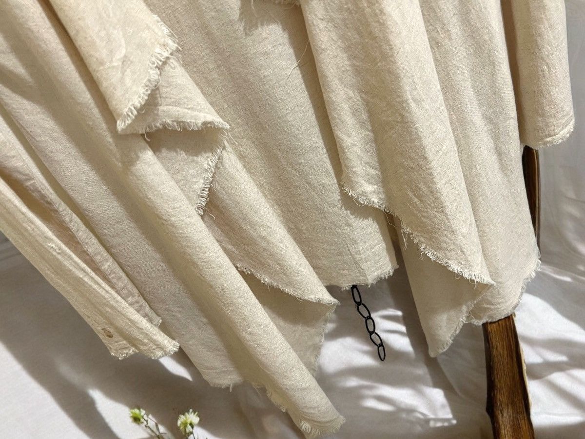 If Six Was Nine Vintage GOA long cardigan linen Size US M / EU 48-50 / 2 - 4 Thumbnail