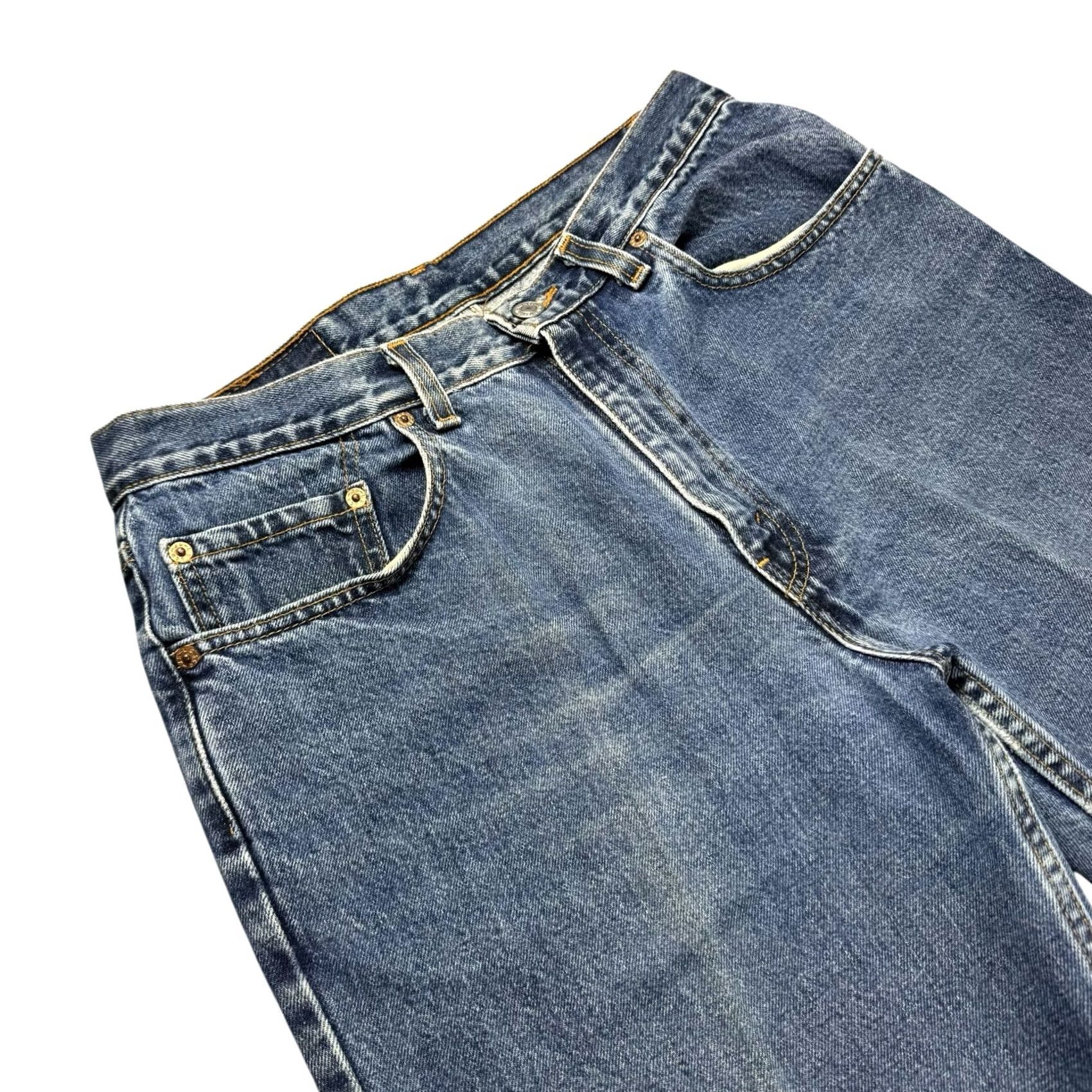 Levi's VINTAGE Levi's 550 Jeans 34x30 Relaxed Pleated Denim 90s USA Mens Pants Regular Inseam 30" Blue High Quality Pattern: Solid Size US 34 / EU 50 - 6 Thumbnail
