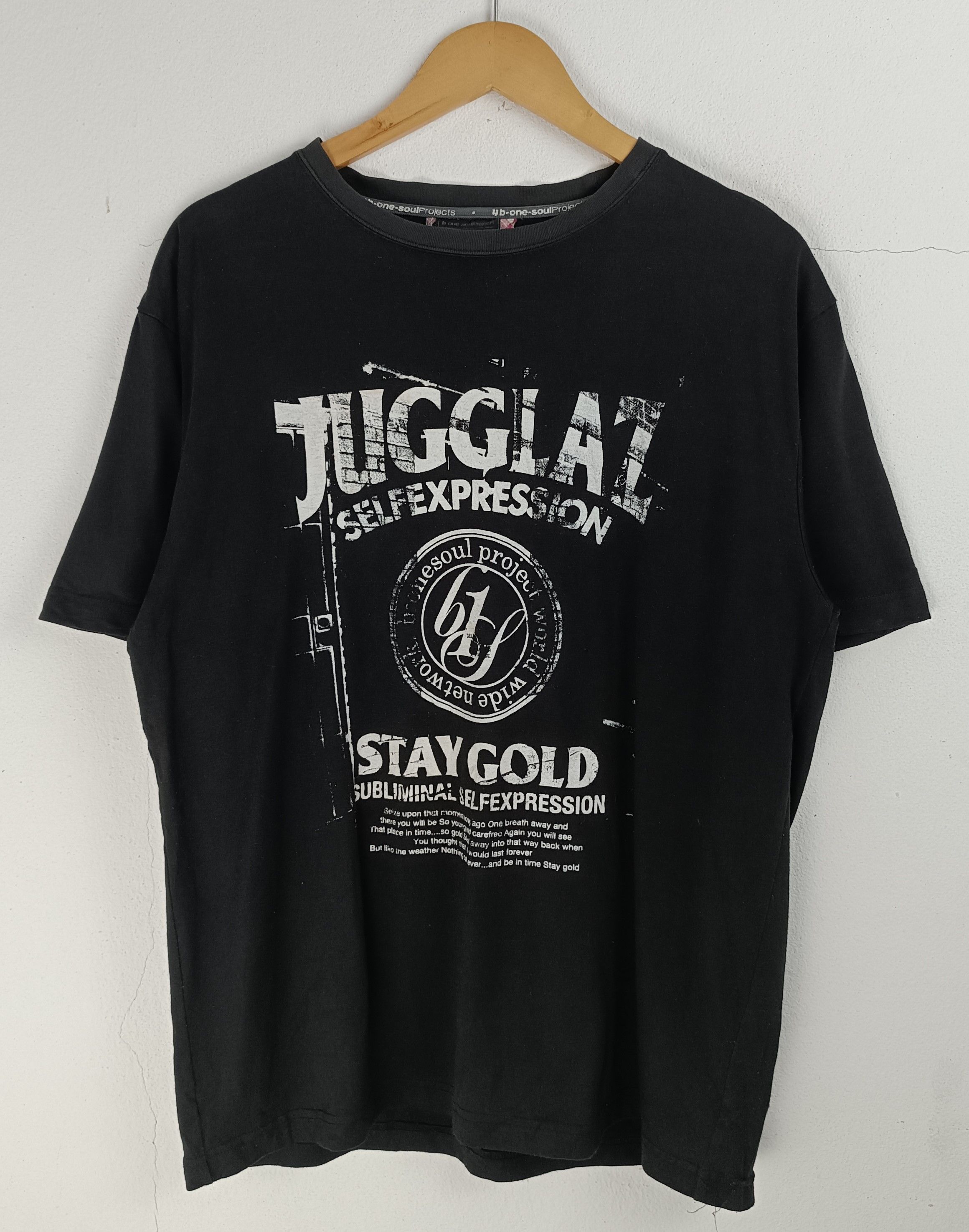 Japanese Brand VINTAGE Y2K B ONE SOULPROJECTS JUGGLAZ BBOY HIPHOP TEE Size US L / EU 52-54 / 3 - 3 Thumbnail