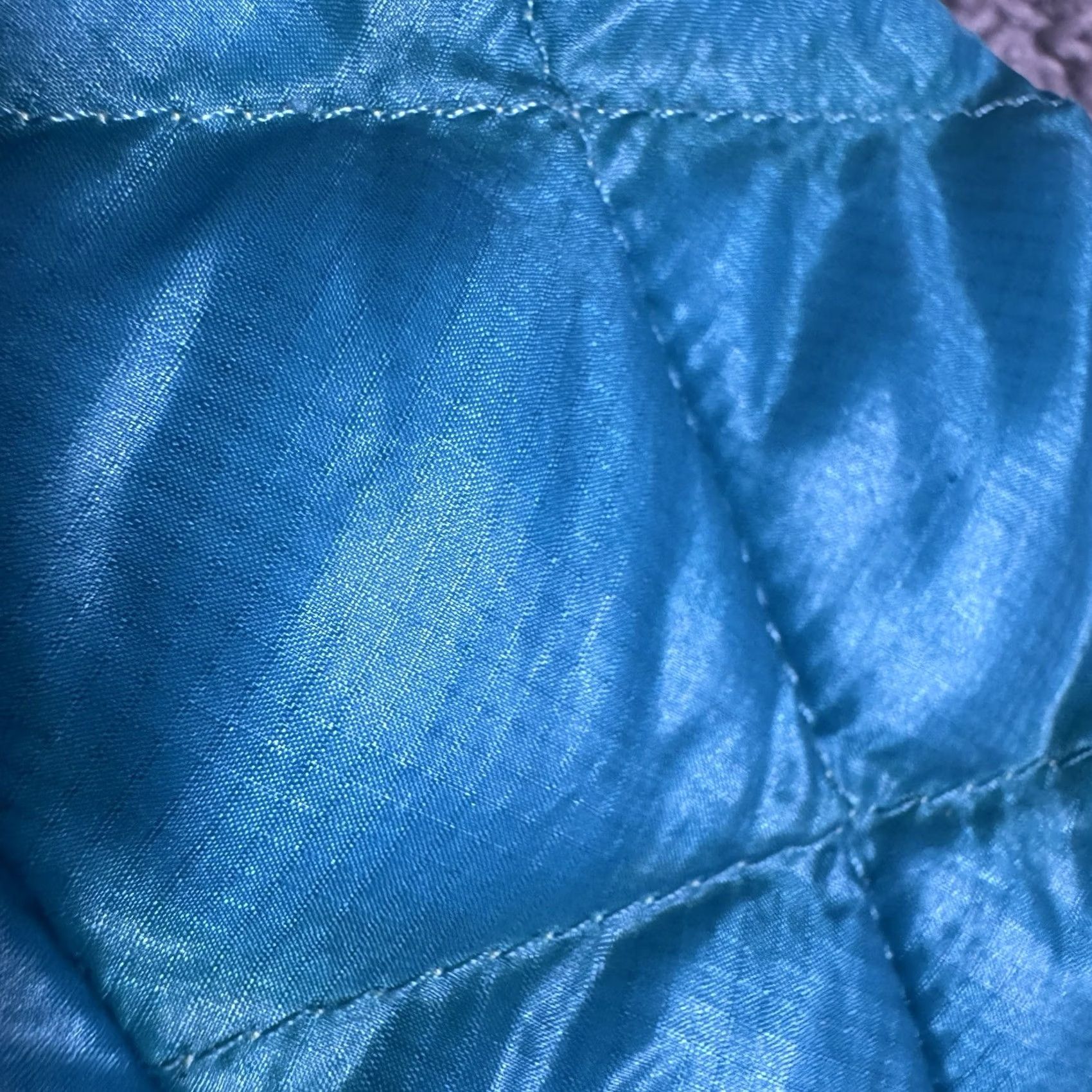 The North Face VINTAGE The North Face Thermoball Jacket Womens S Quilted Puffer Full Zip Blue 90s Y2K Size S / US 4 / IT 40 - 6 Thumbnail