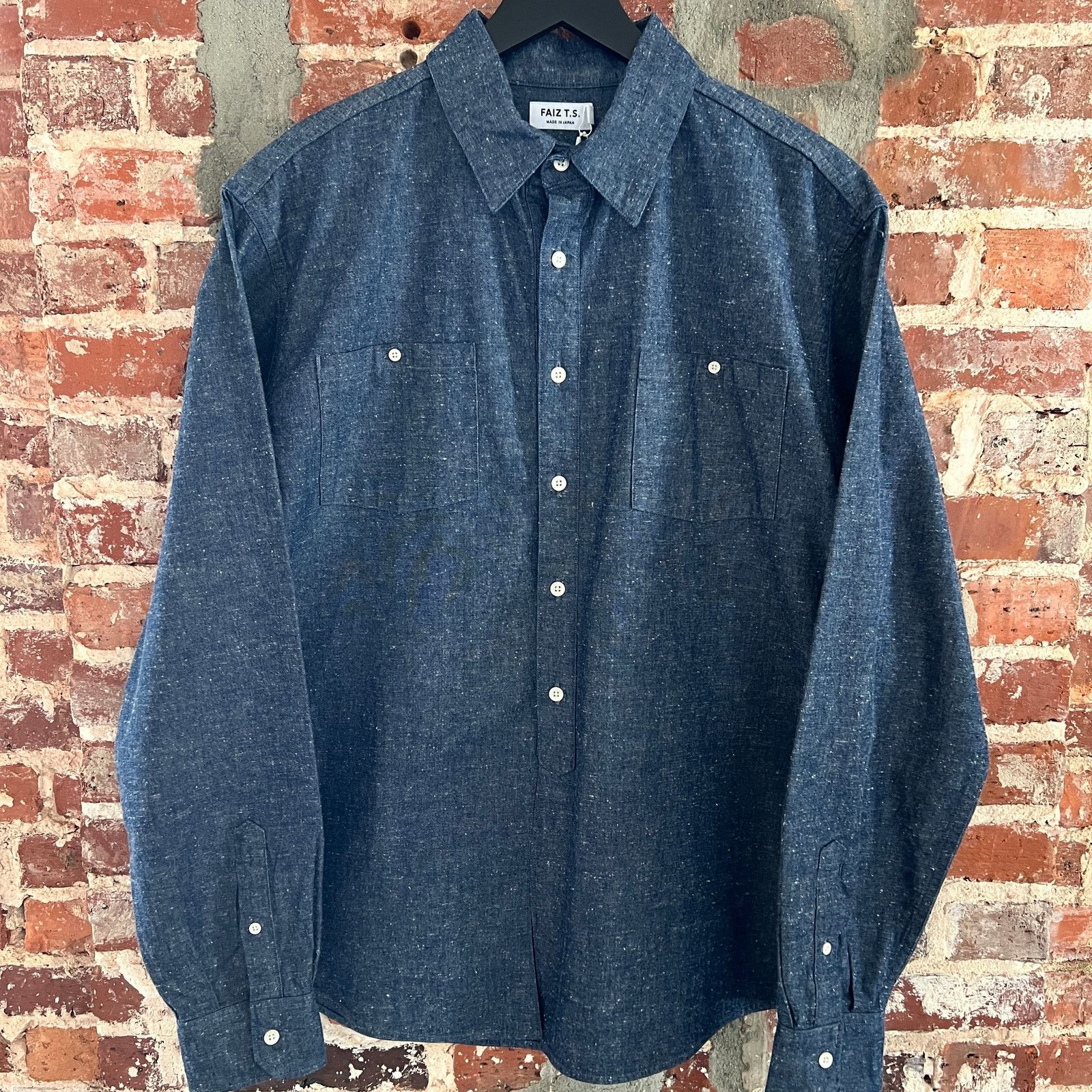 Japanese Brand FAIZ T.S. Made Japan Men's Arrow Nep Shirt M NWT Size US M / EU 48-50 / 2 - 2 Thumbnail
