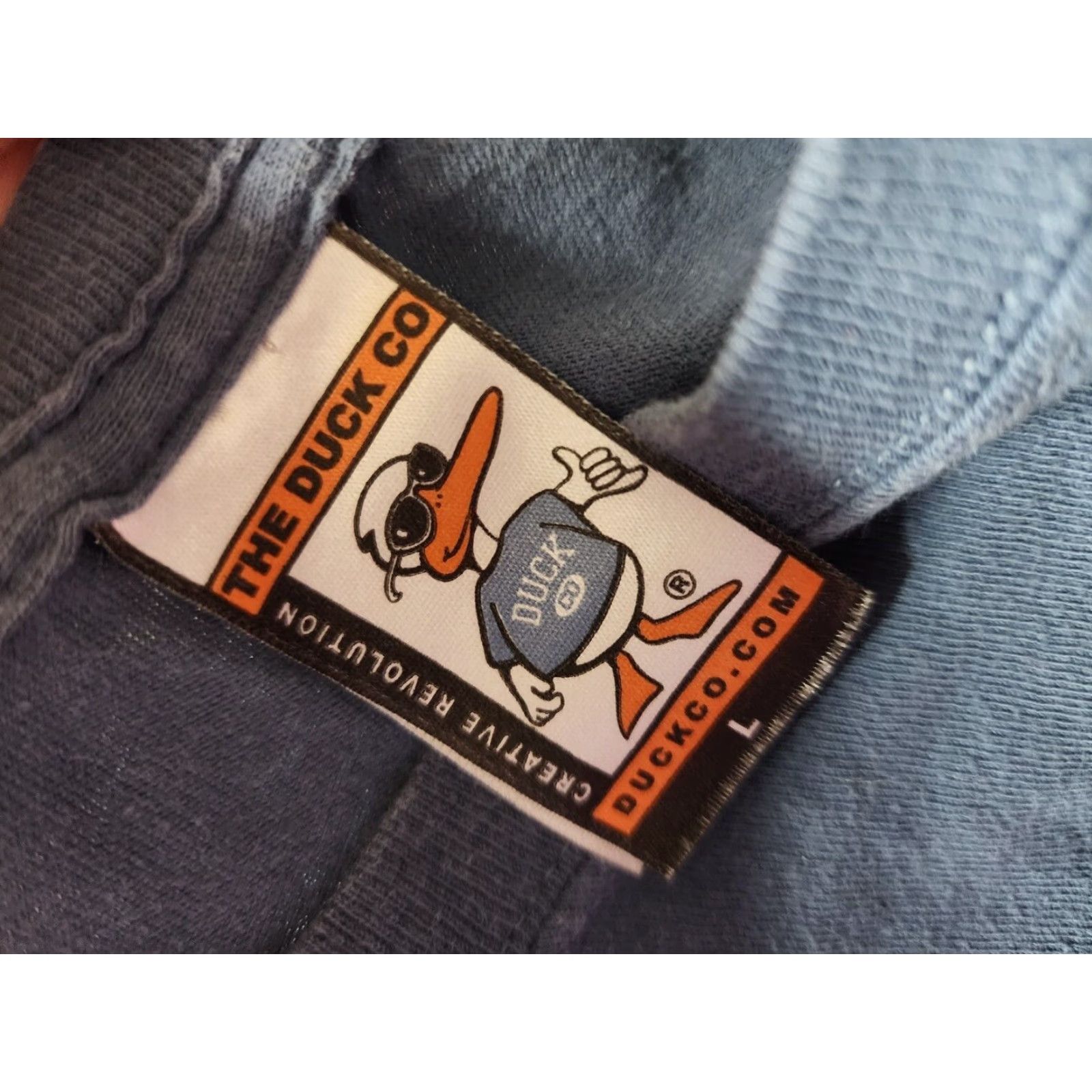 Vintage VINTAGE The Duck Company Mens T-Shirt L Alaska Denali I Survived Nenana River Kayaking Y2K Logo Cotton Blue All Seasons Size US L / EU 52-54 / 3 - 4 Thumbnail