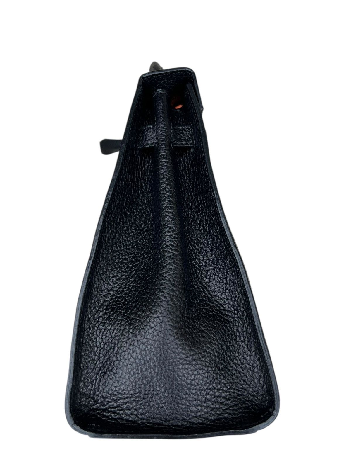 Leather Royal Grace Paris Black Leather Kelly Bag Size ONE SIZE - 9 Thumbnail