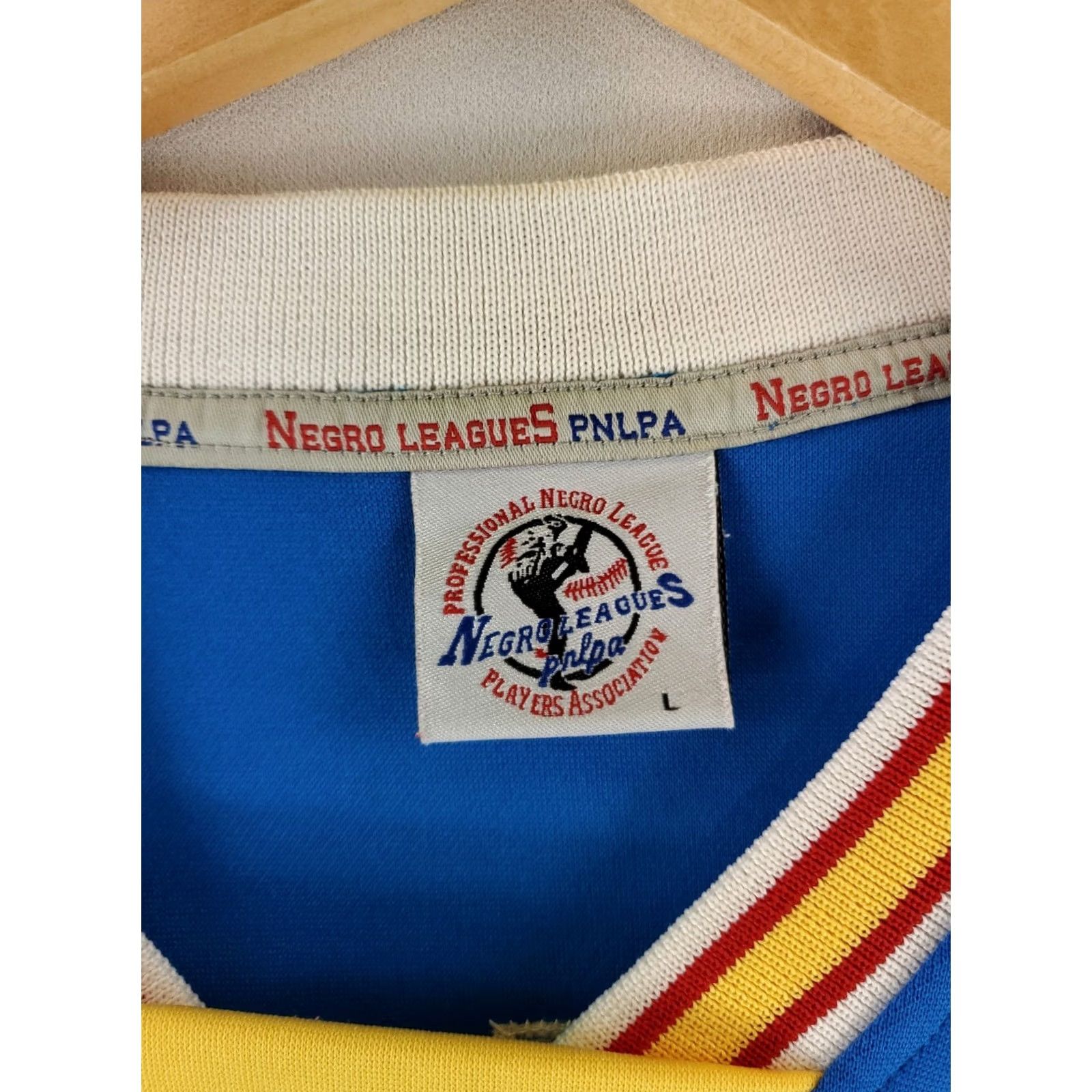 Vintage PNLPA Jersey St Louis Blue Long Sleeve Mens XL Negro Leagues Jersey Shirt Size US XL / EU 56 / 4 - 4 Thumbnail