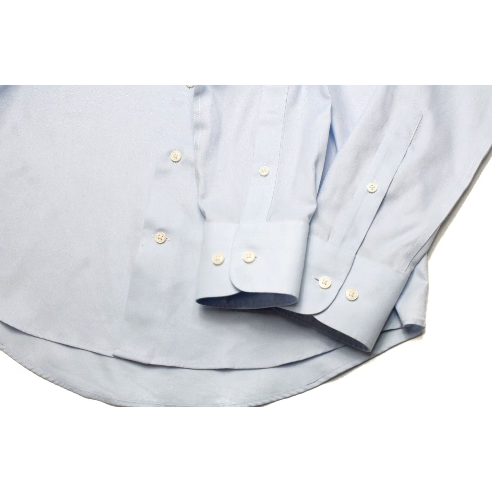 Suitsupply SUITSUPPLY Shirt Men 37 14.5 Blue Slim Fit Spread Collar Formal Button Up Cotton Size 36R - 5 Thumbnail