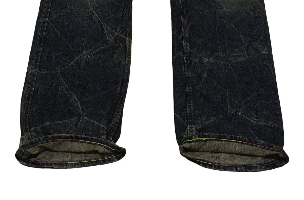 Japanese Brand Rare Design Vintage Brand Blue Way Bust Pants Jeans 1990s Size US 34 / EU 50 - 6 Thumbnail