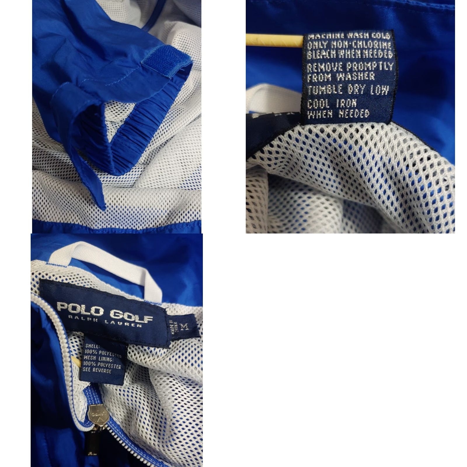 Ralph Lauren Polo Golf Ralph Lauren Jacket Vest Mens M Blue Zipup Pockets Removable Sleeves Size US M / EU 48-50 / 2 - 8 Thumbnail