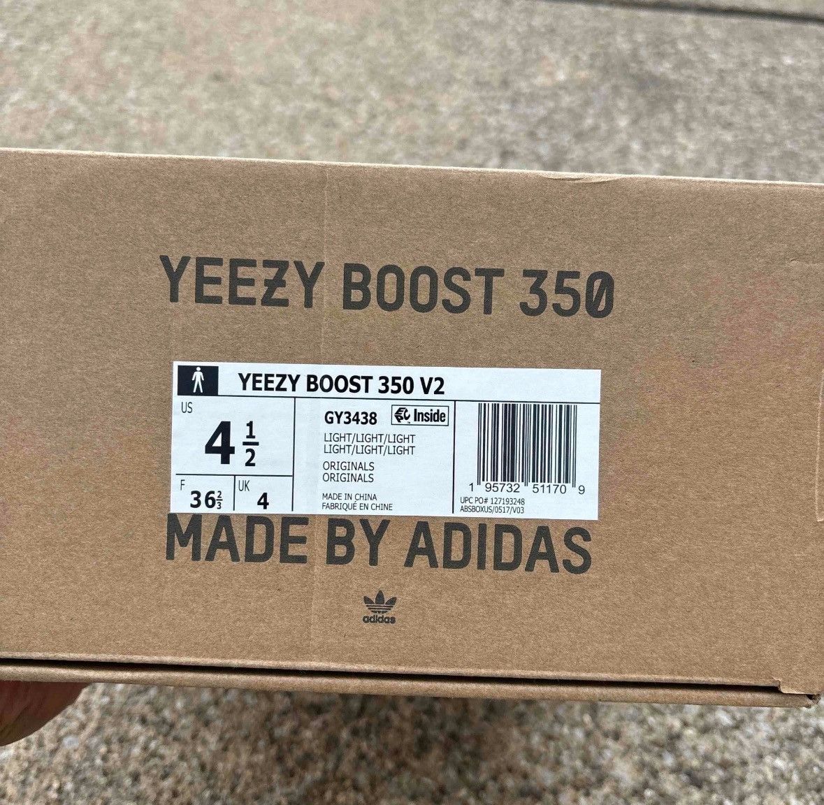 Adidas × Kanye West Size 4.5 - Adidas Yeezy Boost 350 V2 Low Light Worn 1x W/box Size US 5 / EU 37 - 7 Thumbnail