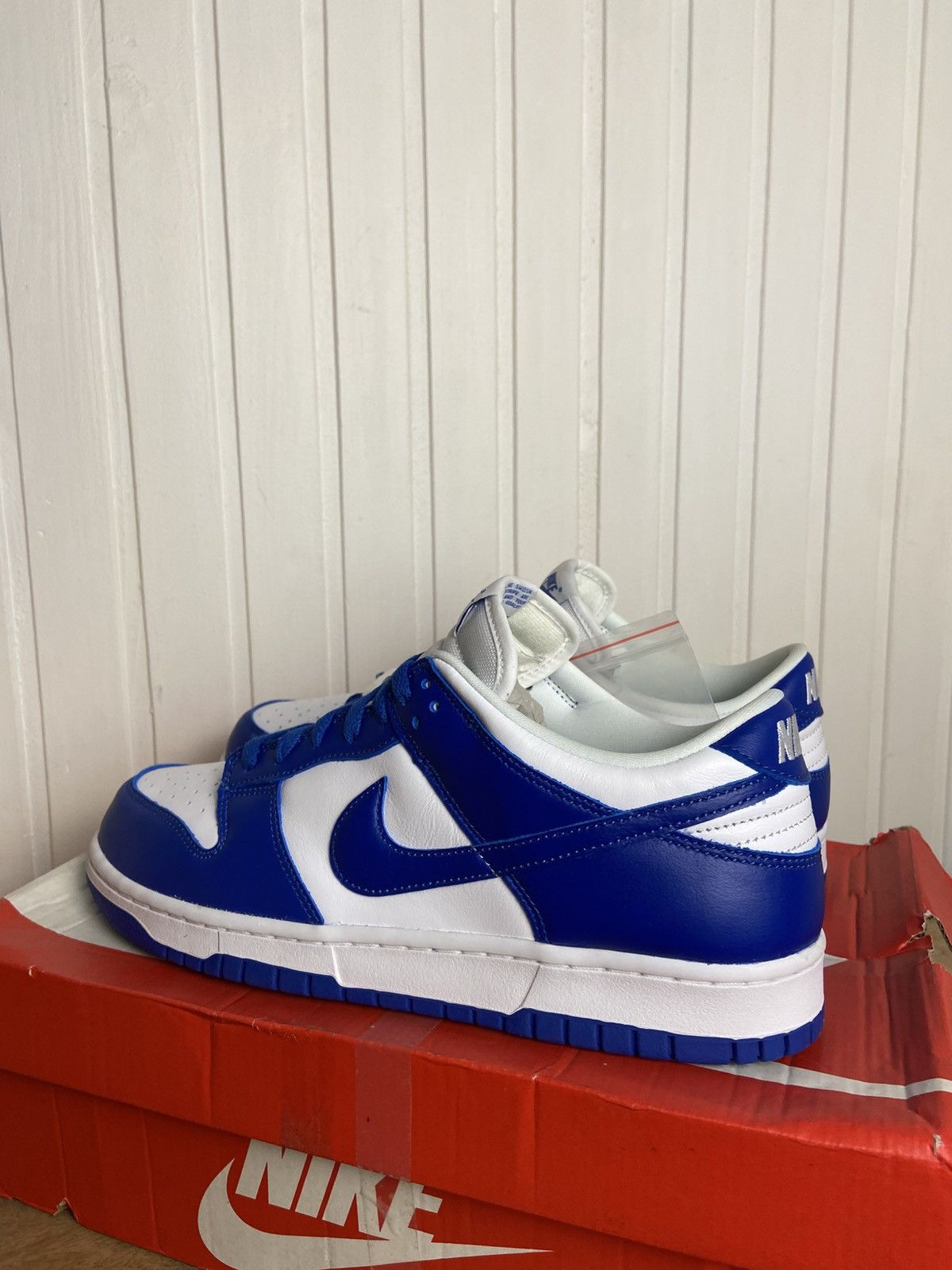 Nike New Nike Dunk Low SP "Kentucky" Size 10,5US Blue Size US 10.5 / EU 43-44 - 7 Thumbnail