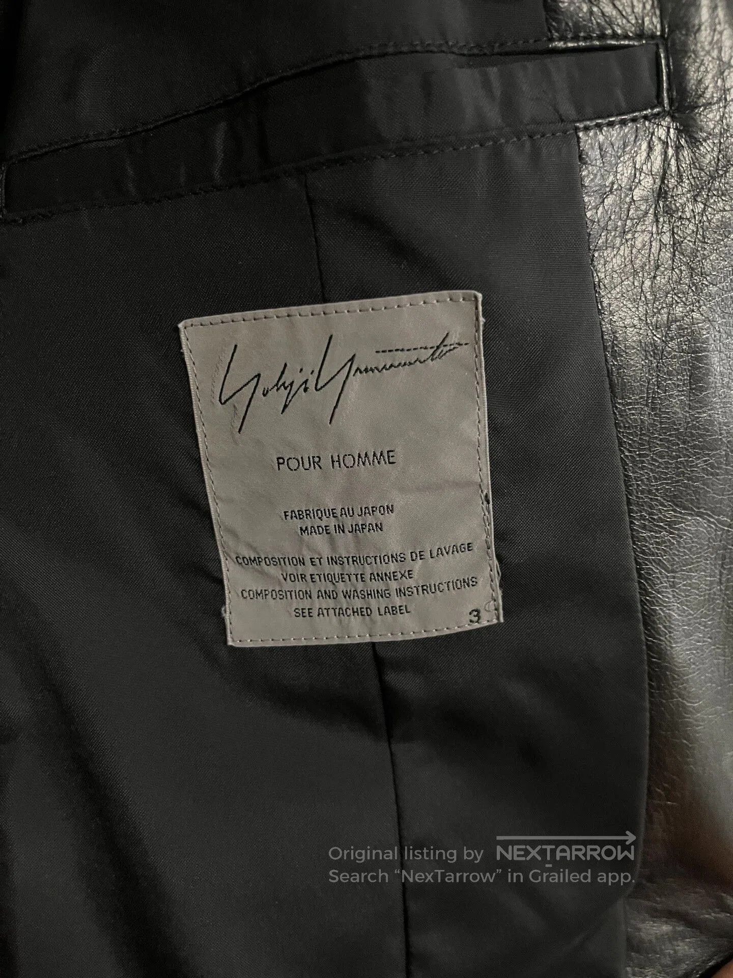 Yohji Yamamoto Yohji Yamamoto Black Blazer with Floral Design. Size US L / EU 52-54 / 3 - 3 Thumbnail