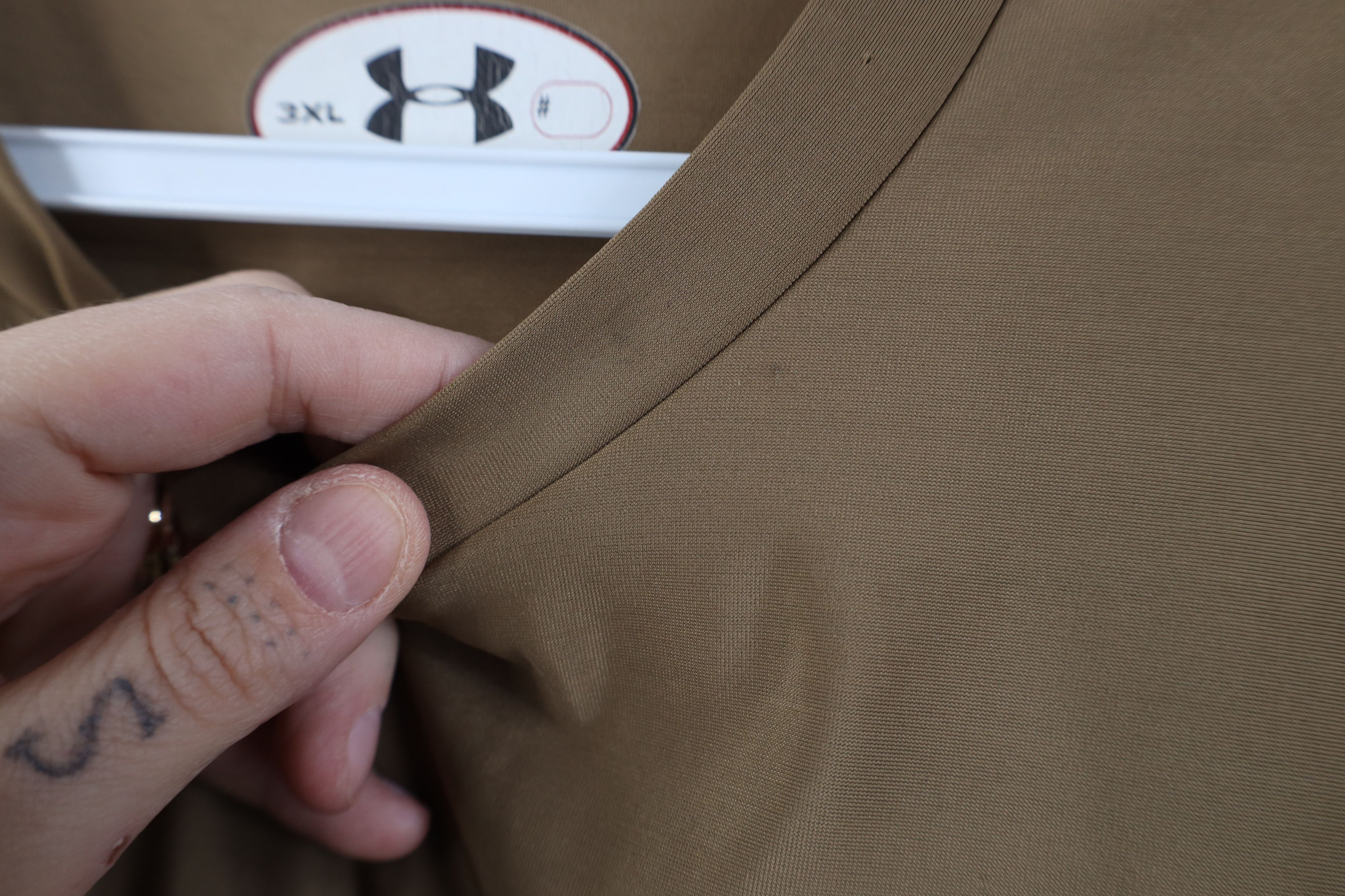 Under Armour Vintage Under Armour Tactical Short Sleeve T-Shirt Brown USA Size US XXL / EU 58 / 5 - 6 Thumbnail