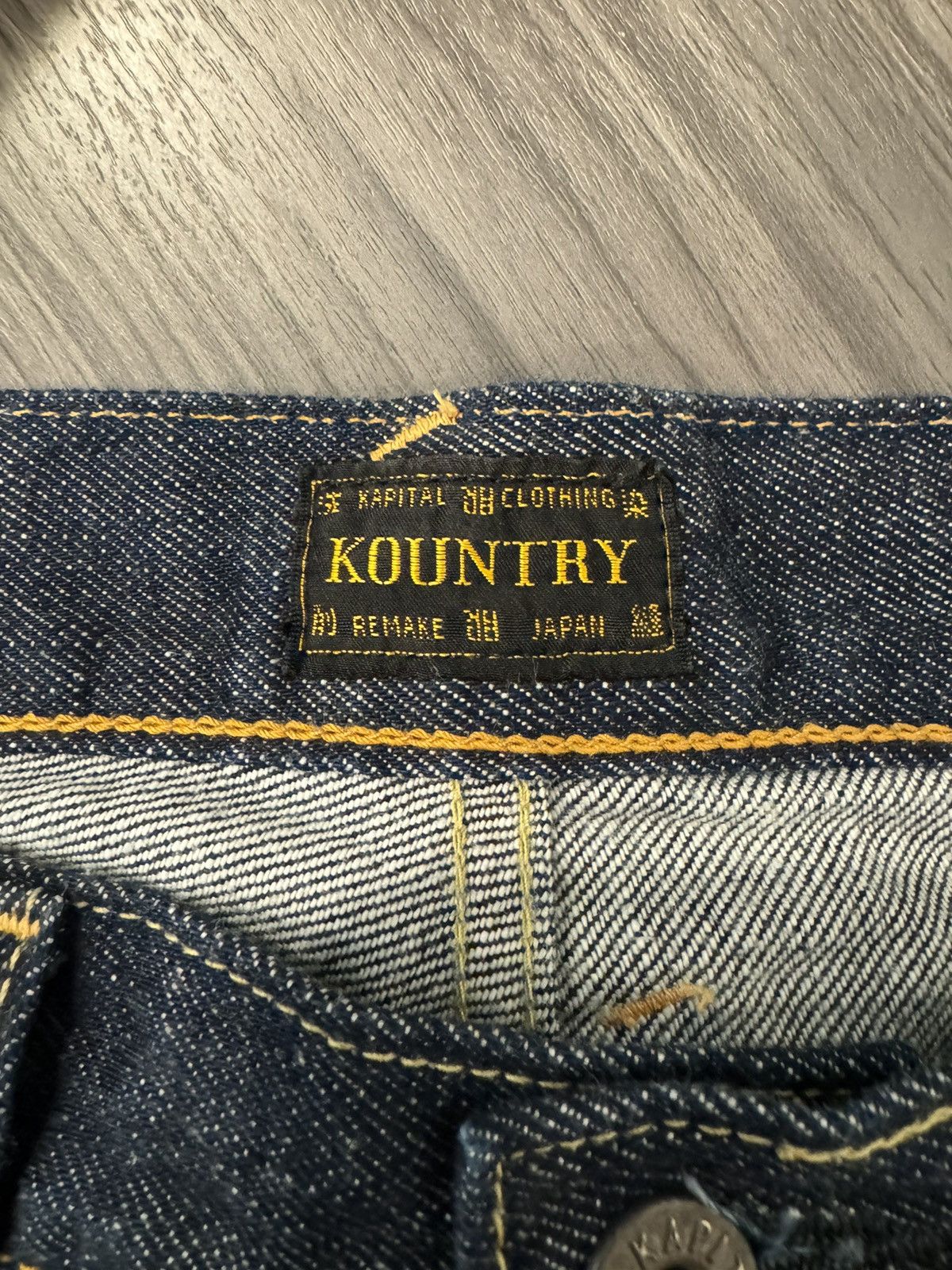 Kapital Kapital Bone Embroidered Denim Pants Indigo Size US 32 / EU 48 - 4 Thumbnail