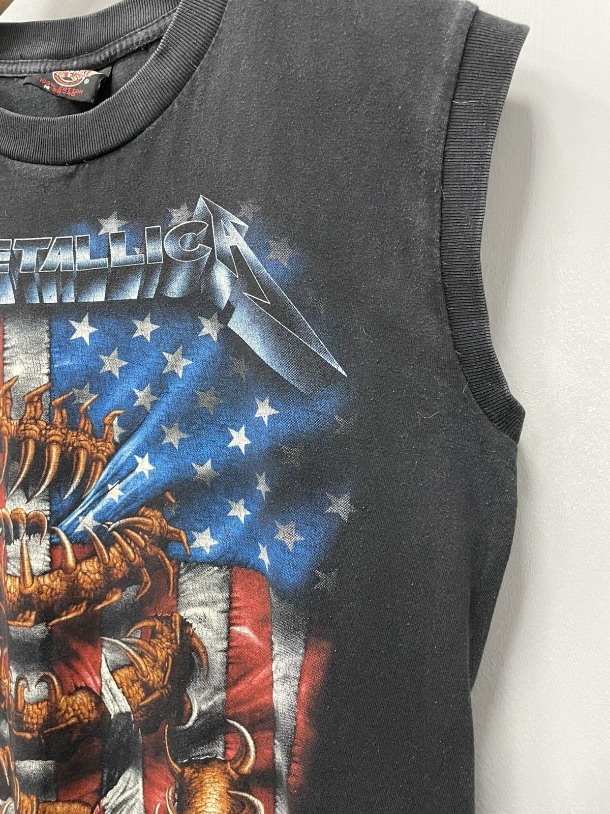 Metallica × Vintage VINTAGE Metallica WASHED DISTRESSED Y2K TANK TOP T SHIRT Size US M / EU 48-50 / 2 - 5 Thumbnail
